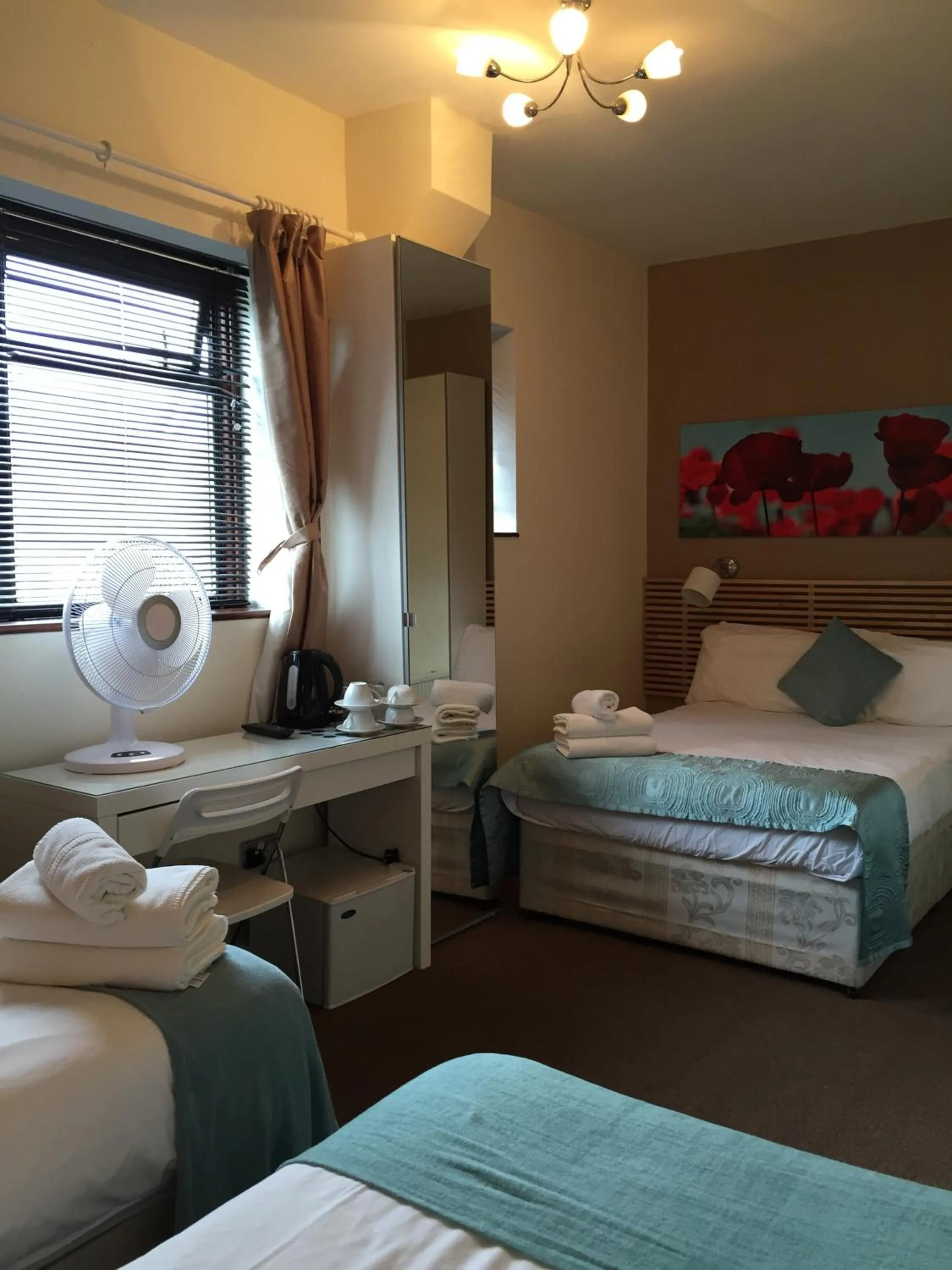 Bed in Dockside Hotel