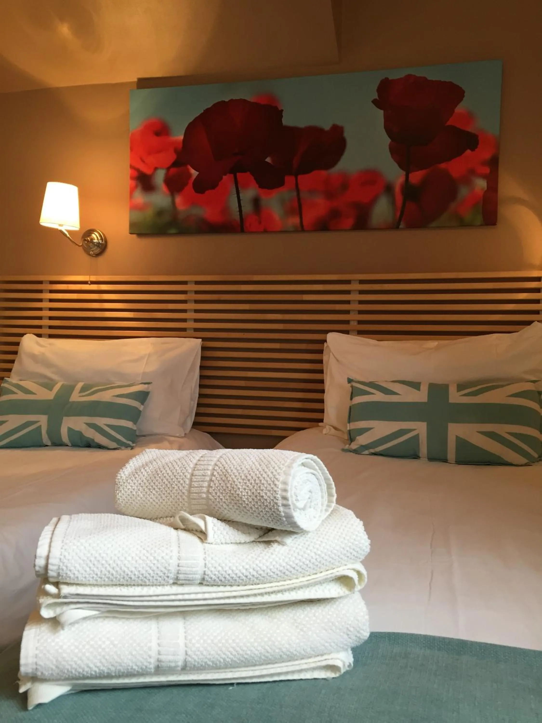 Decorative detail, Bed in Dockside Hotel