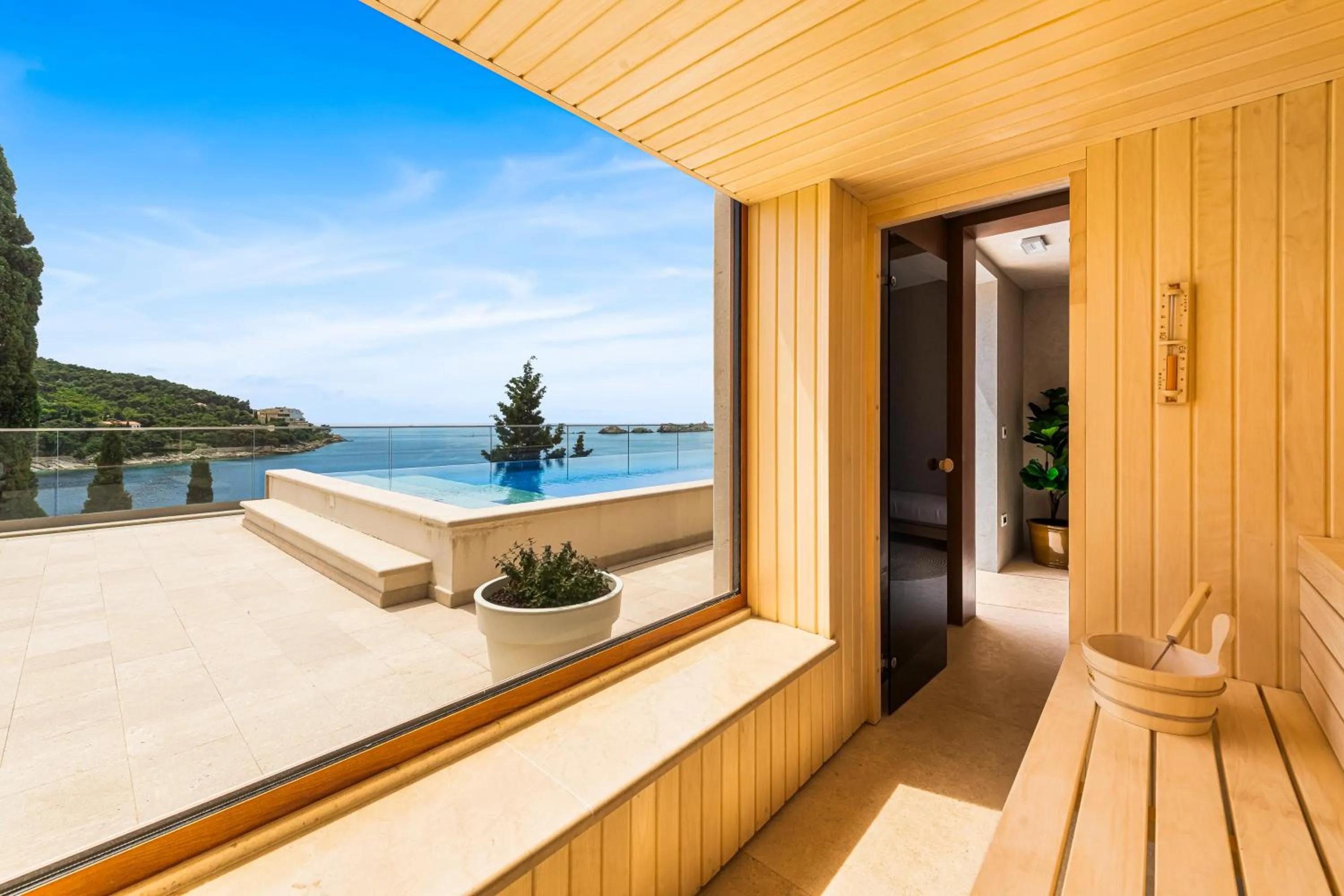 Sauna in Villa Malo More