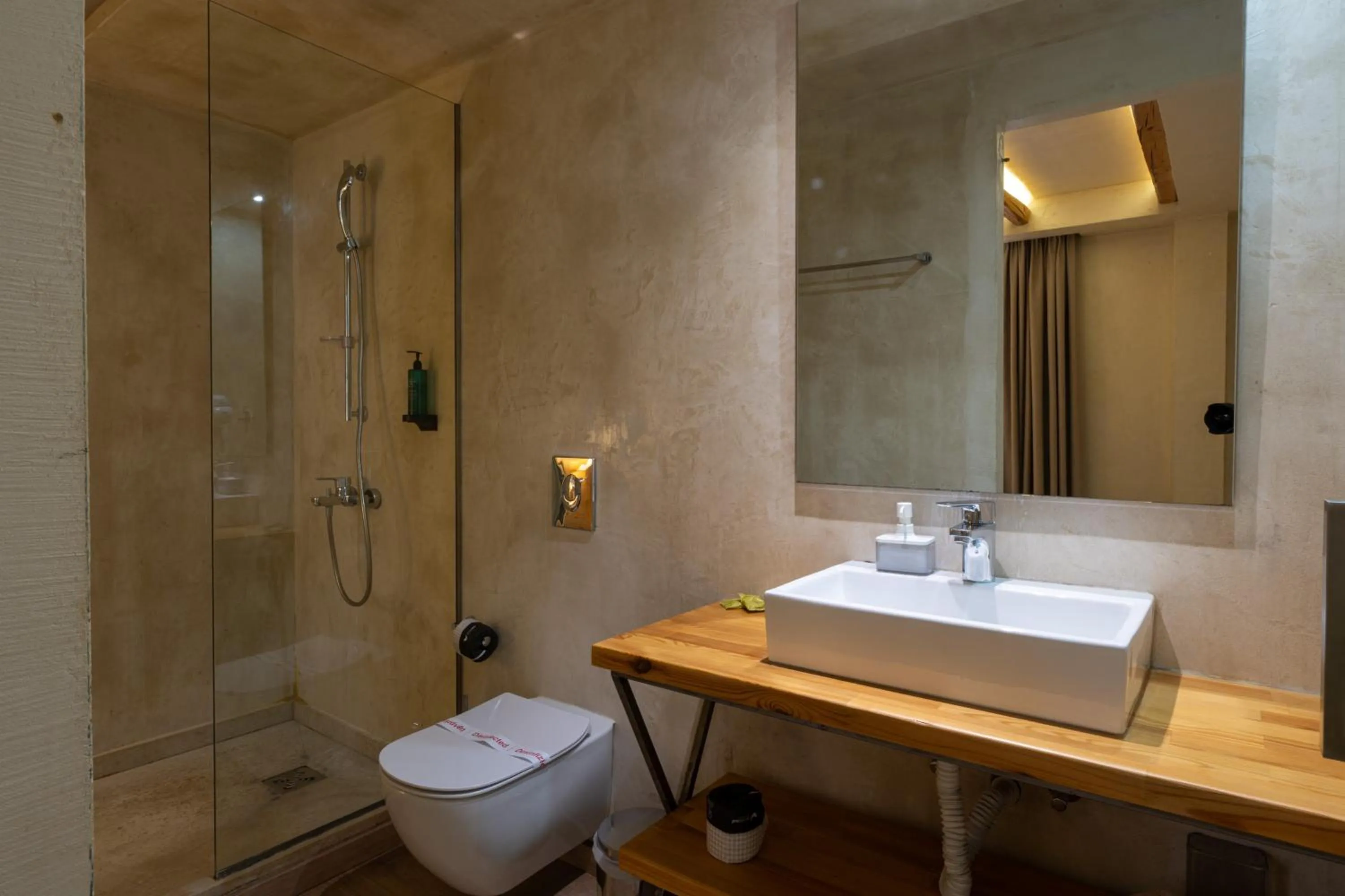 Toilet in Panellinion Luxury Rooms