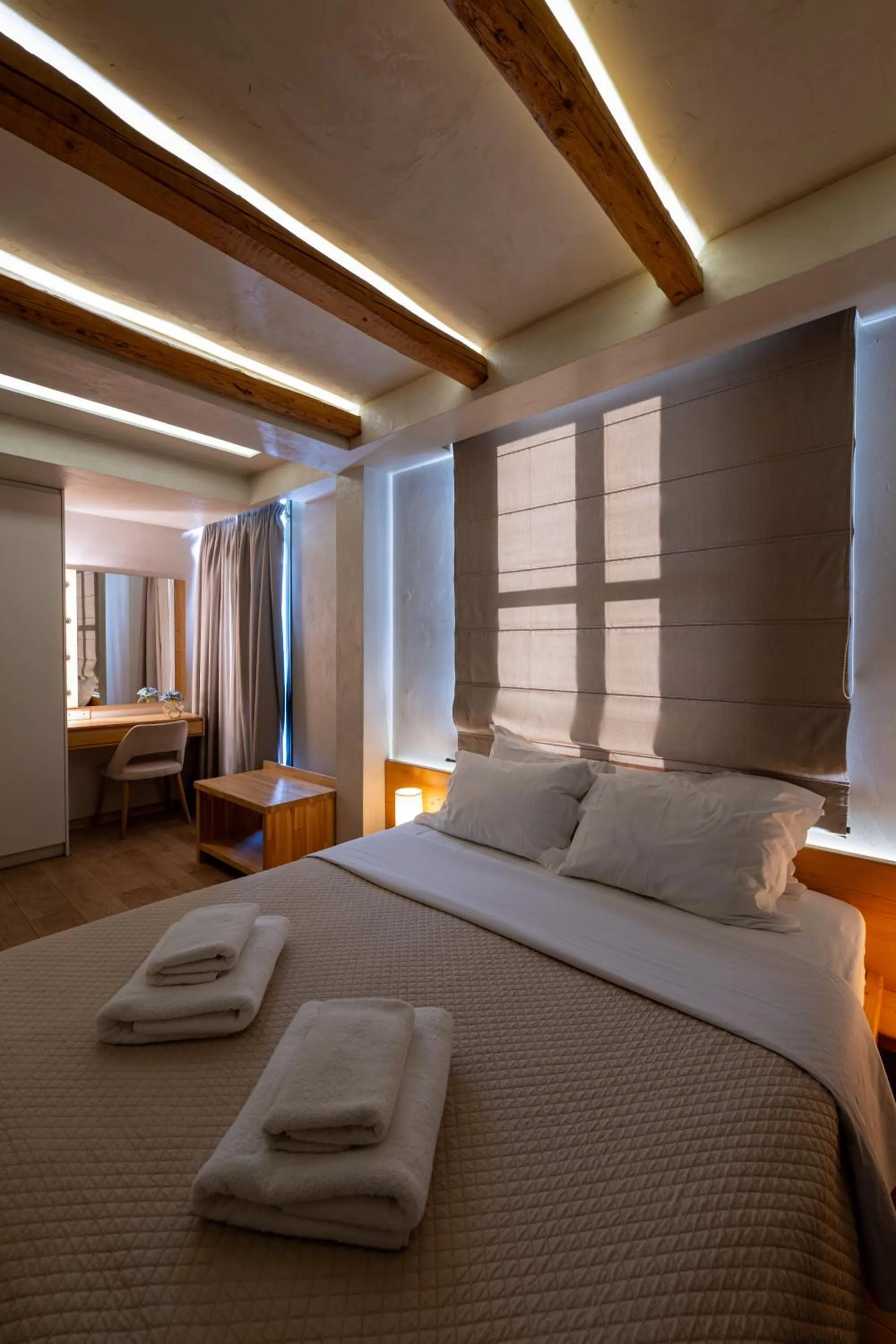 Photo of the whole room, Bed in Panellinion Luxury Rooms