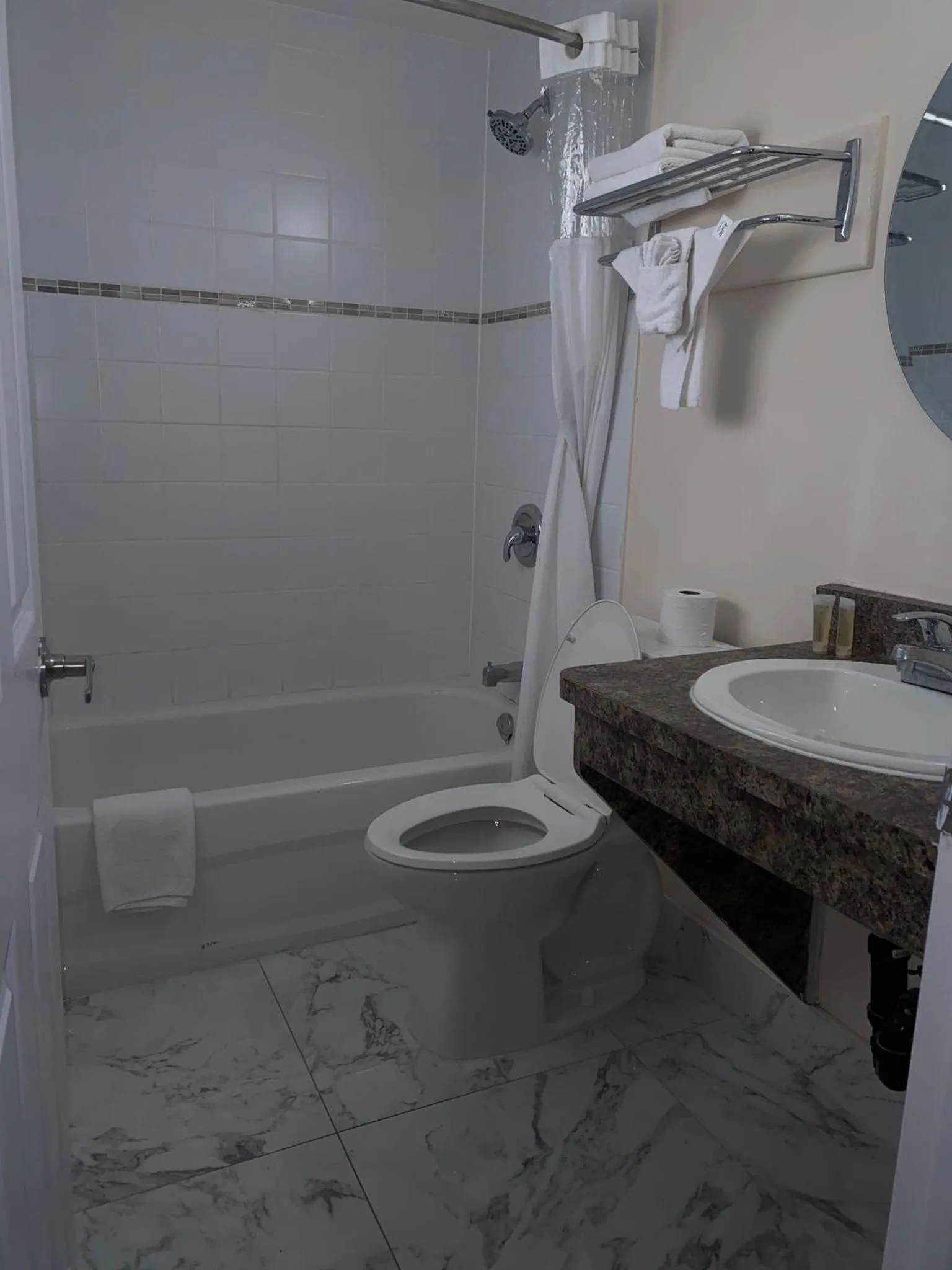 Bathroom in Falls Lodge by the Falls (Formerly Knights Inn)