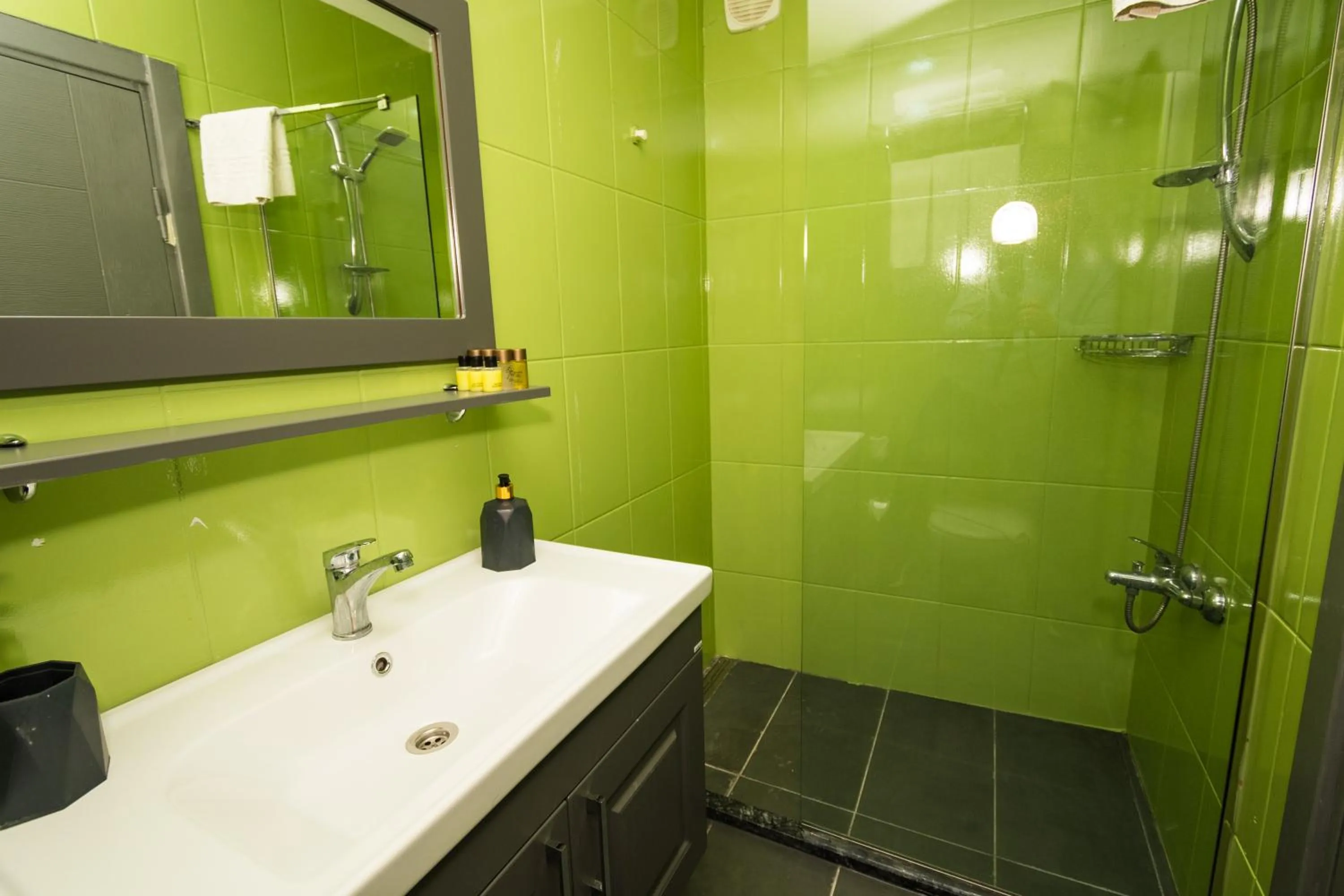 Bathroom in 7 Art Feslegen Hotel By Egeos