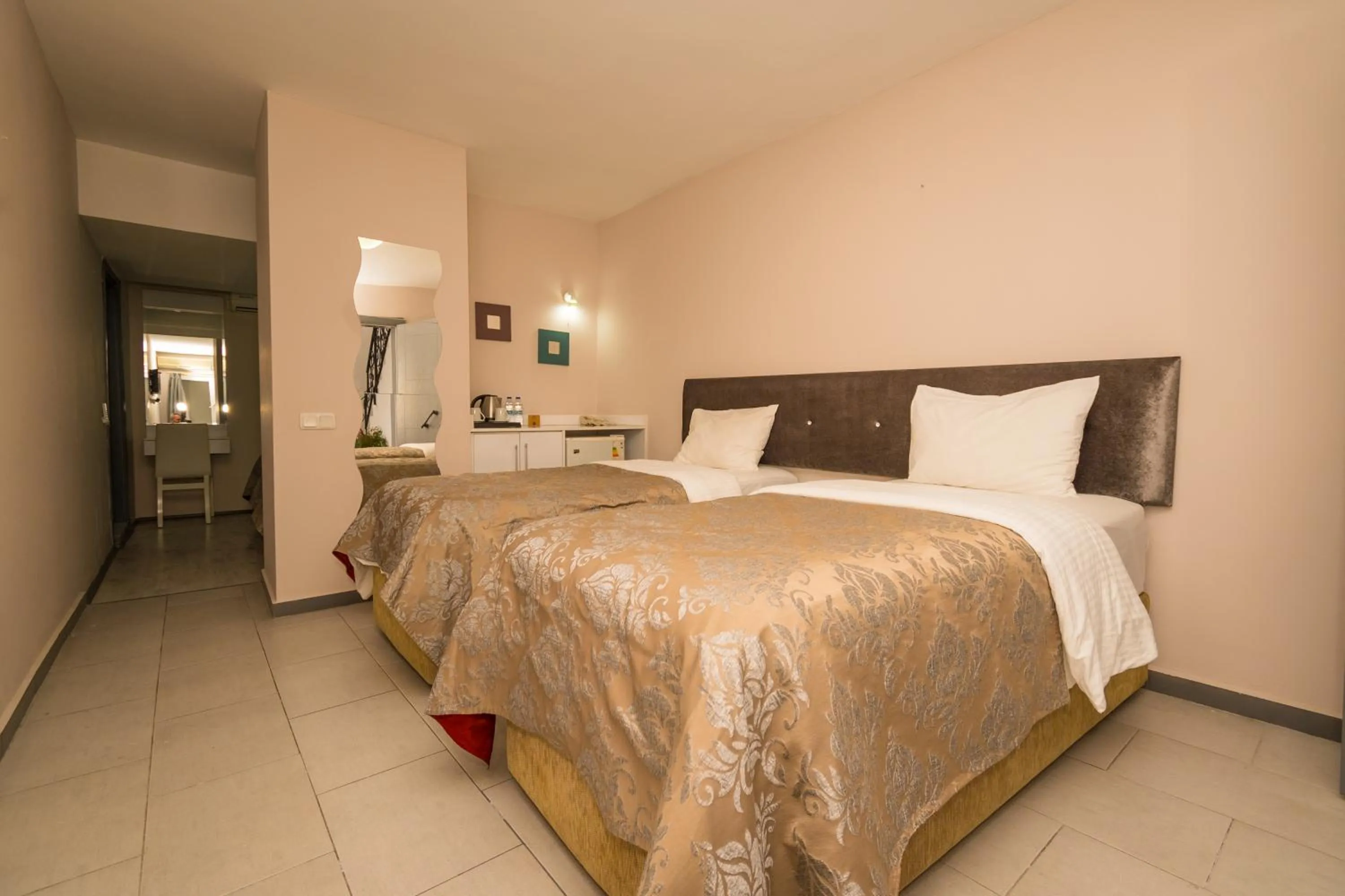 Bedroom in 7 Art Feslegen Hotel By Egeos