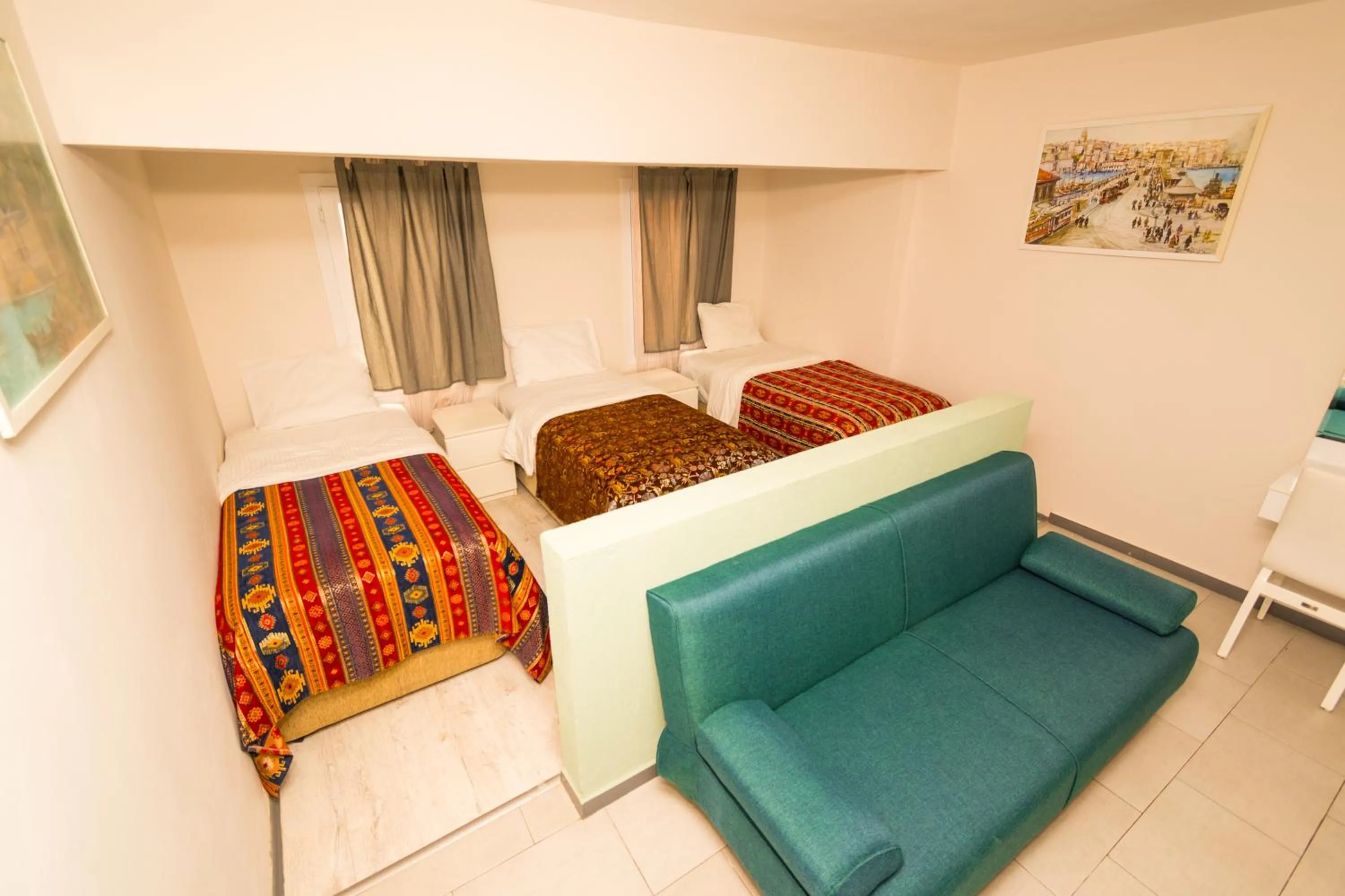 Bed in 7 Art Feslegen Hotel By Egeos