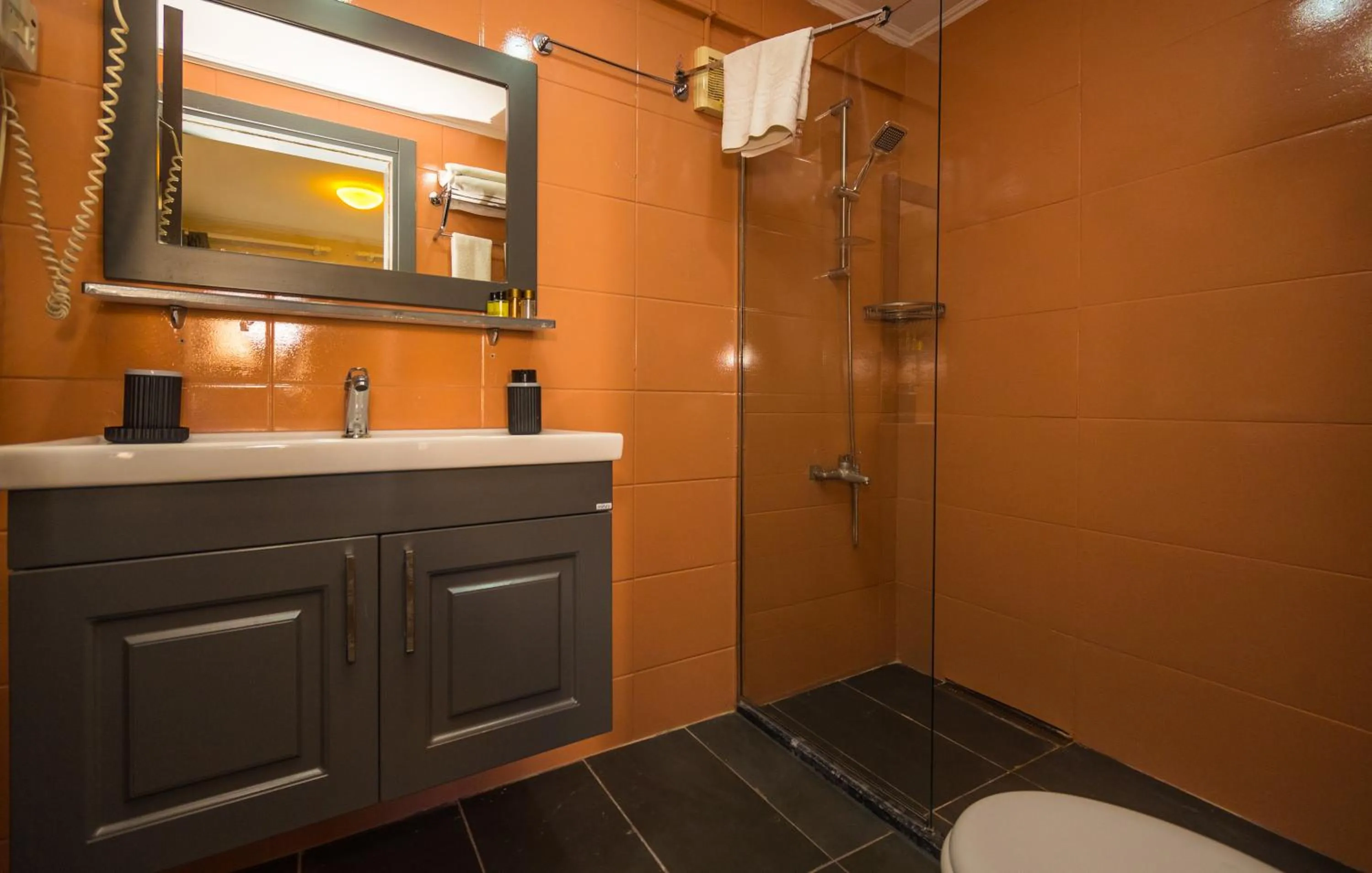 Bathroom in 7 Art Feslegen Hotel By Egeos