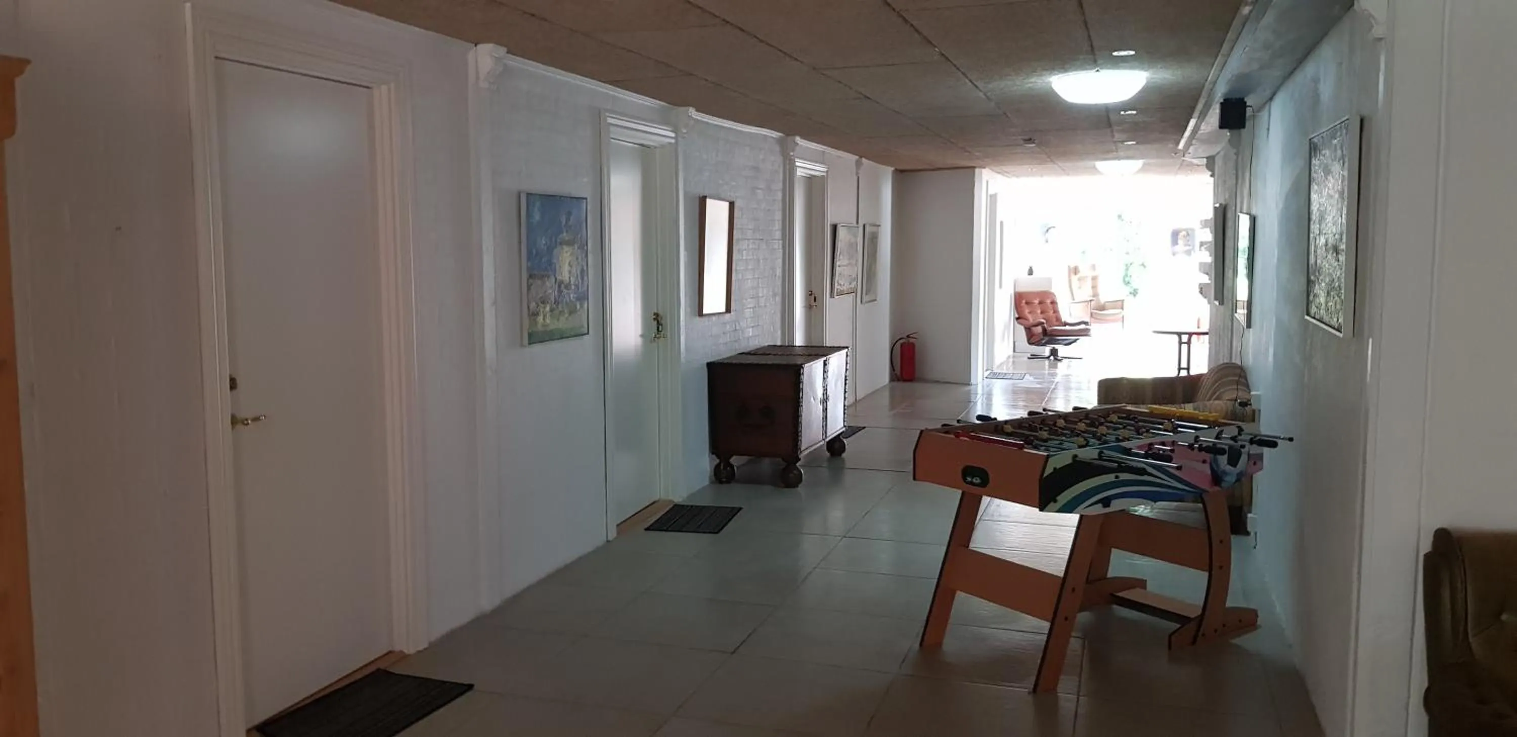 Communal lounge/ TV room in Kyndestoft Bed & Breakfast