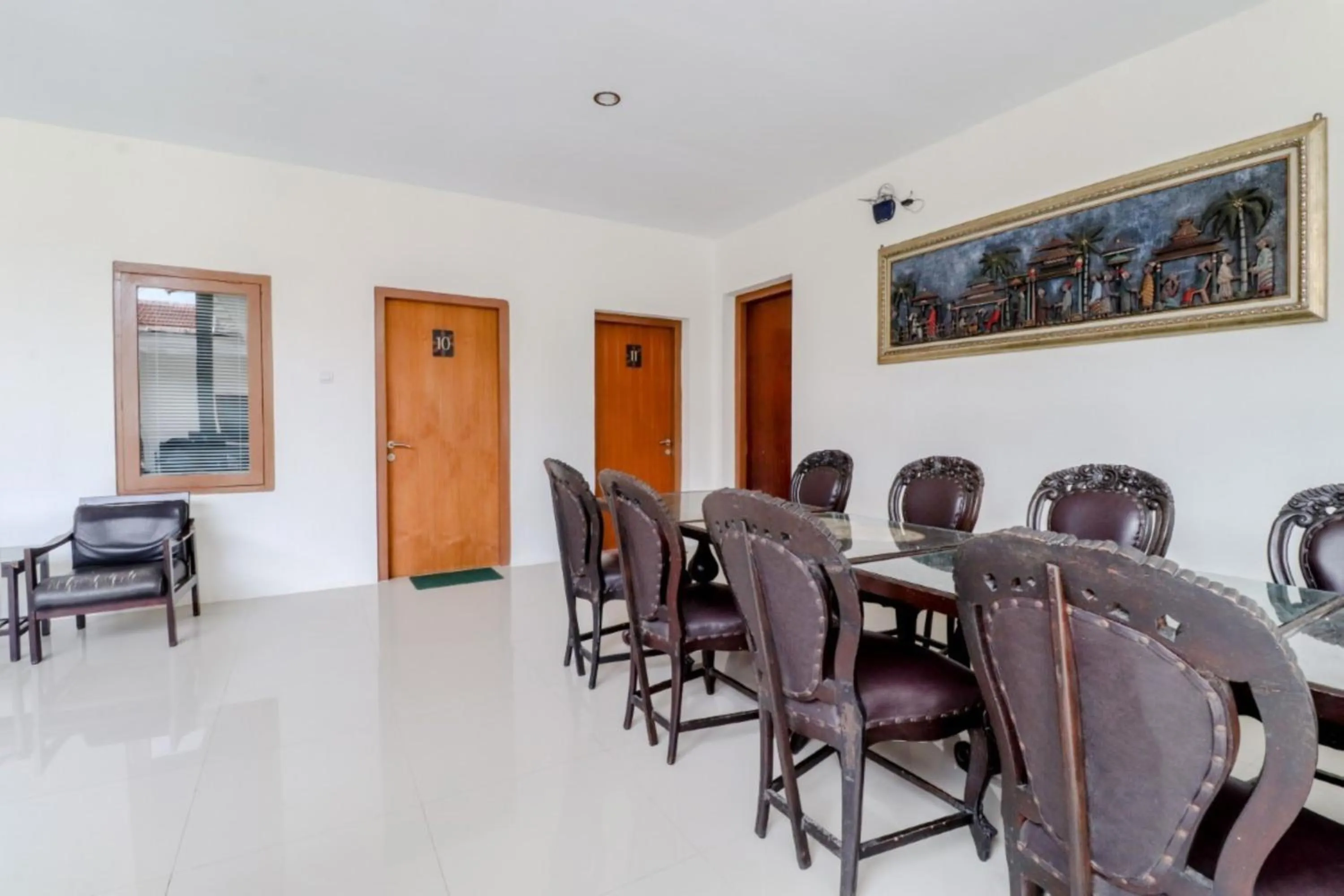 Seating area in Hotel Sumaryo