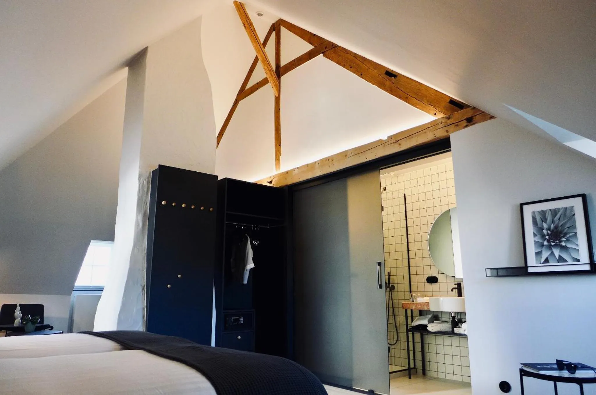 Bed in Hotel-Restaurant Beim Schlass