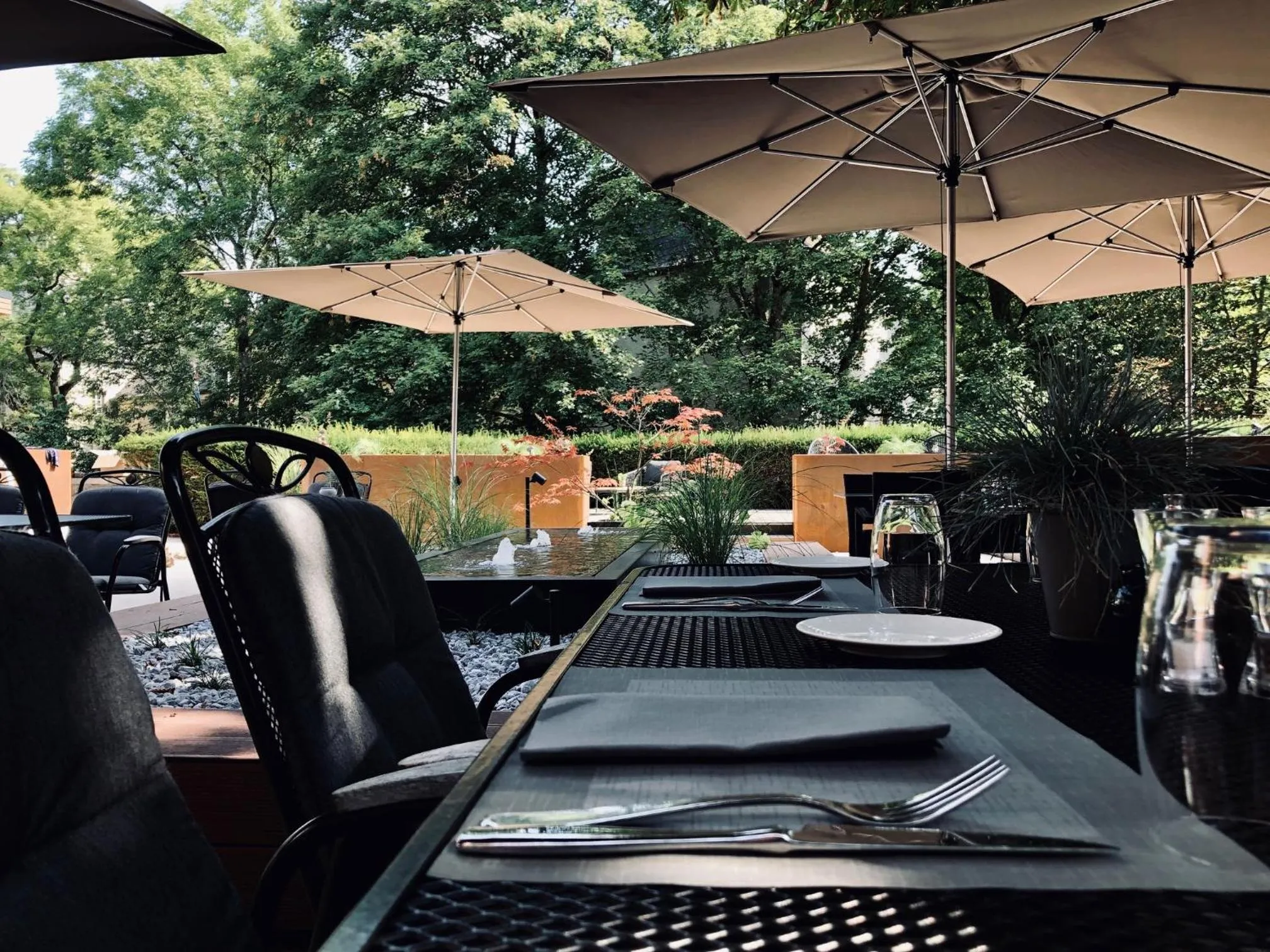 Patio in Hotel-Restaurant Beim Schlass