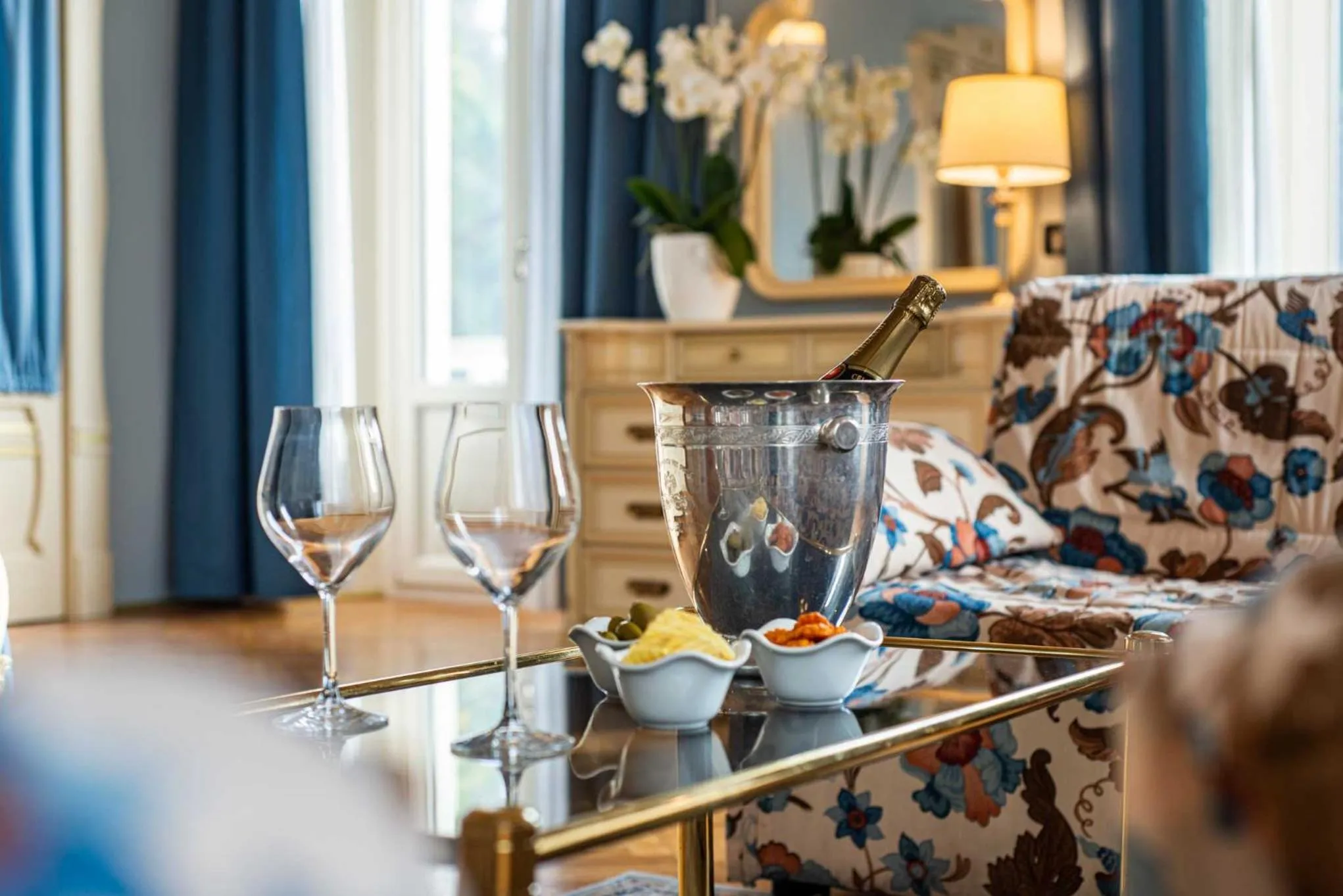 Decorative detail in Hotel Villa Marie