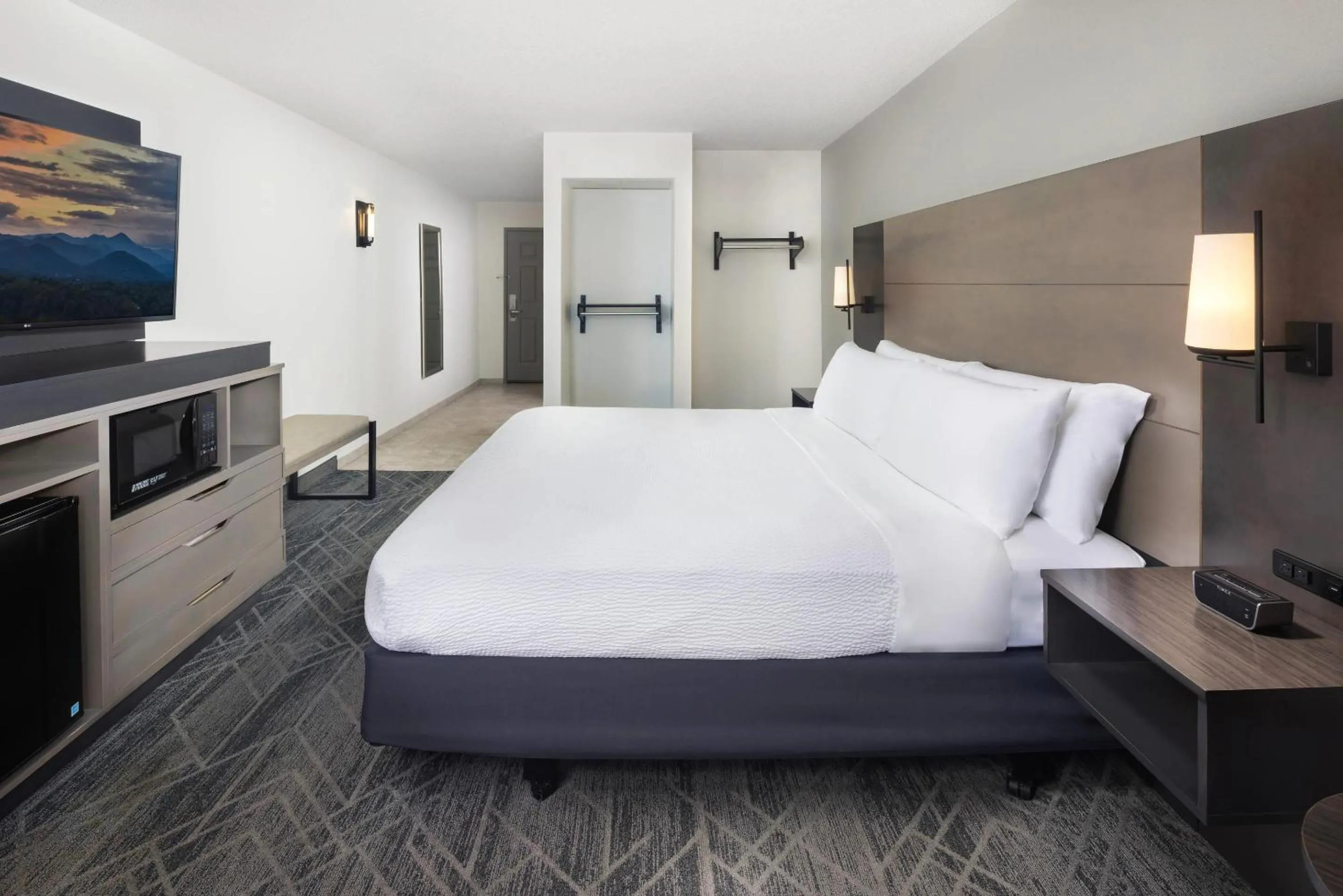 Bedroom, Bed in Country Inn & Suites by Radisson Asheville Downtown Tunnel Road