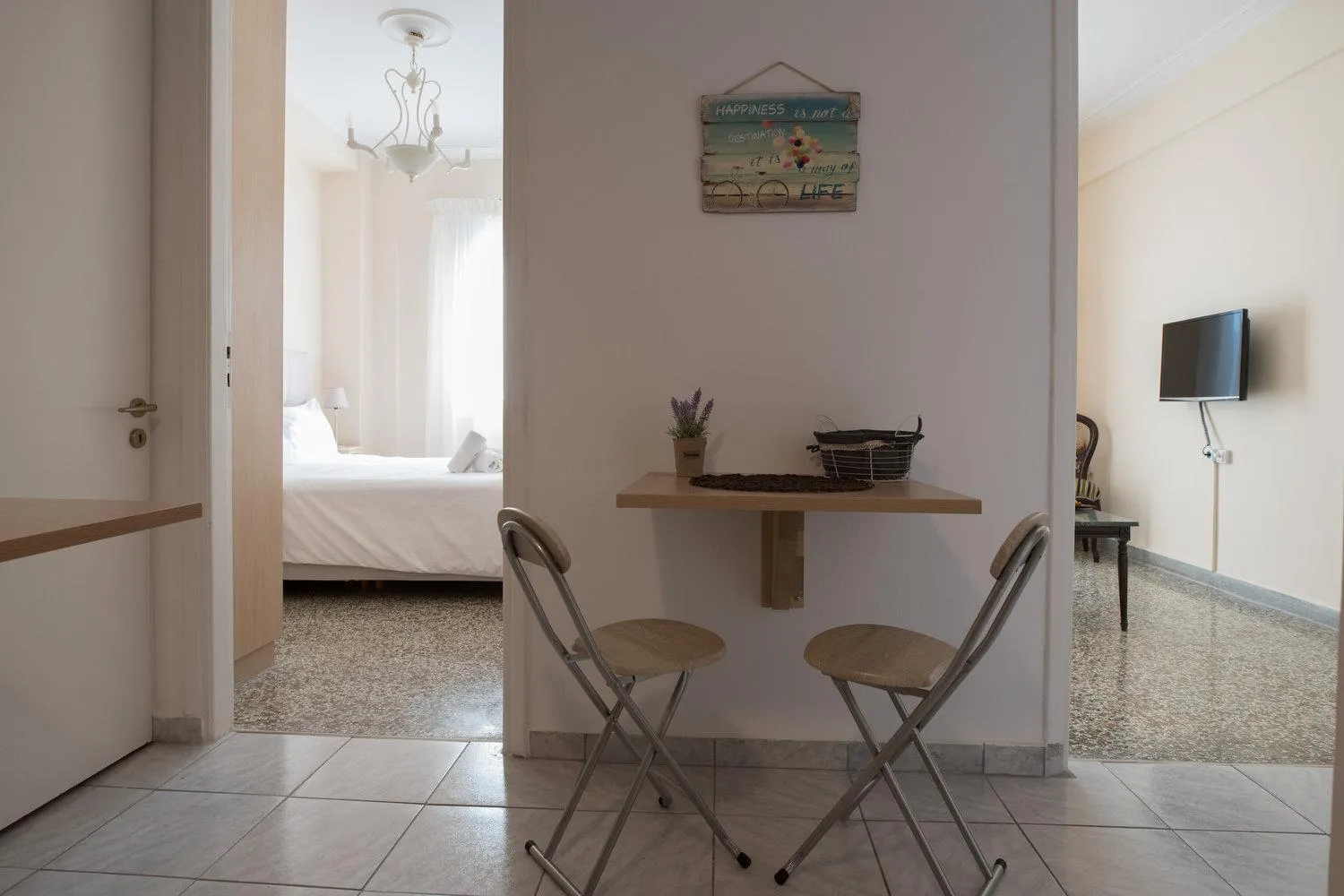 kitchen, Bed in Acro&Polis