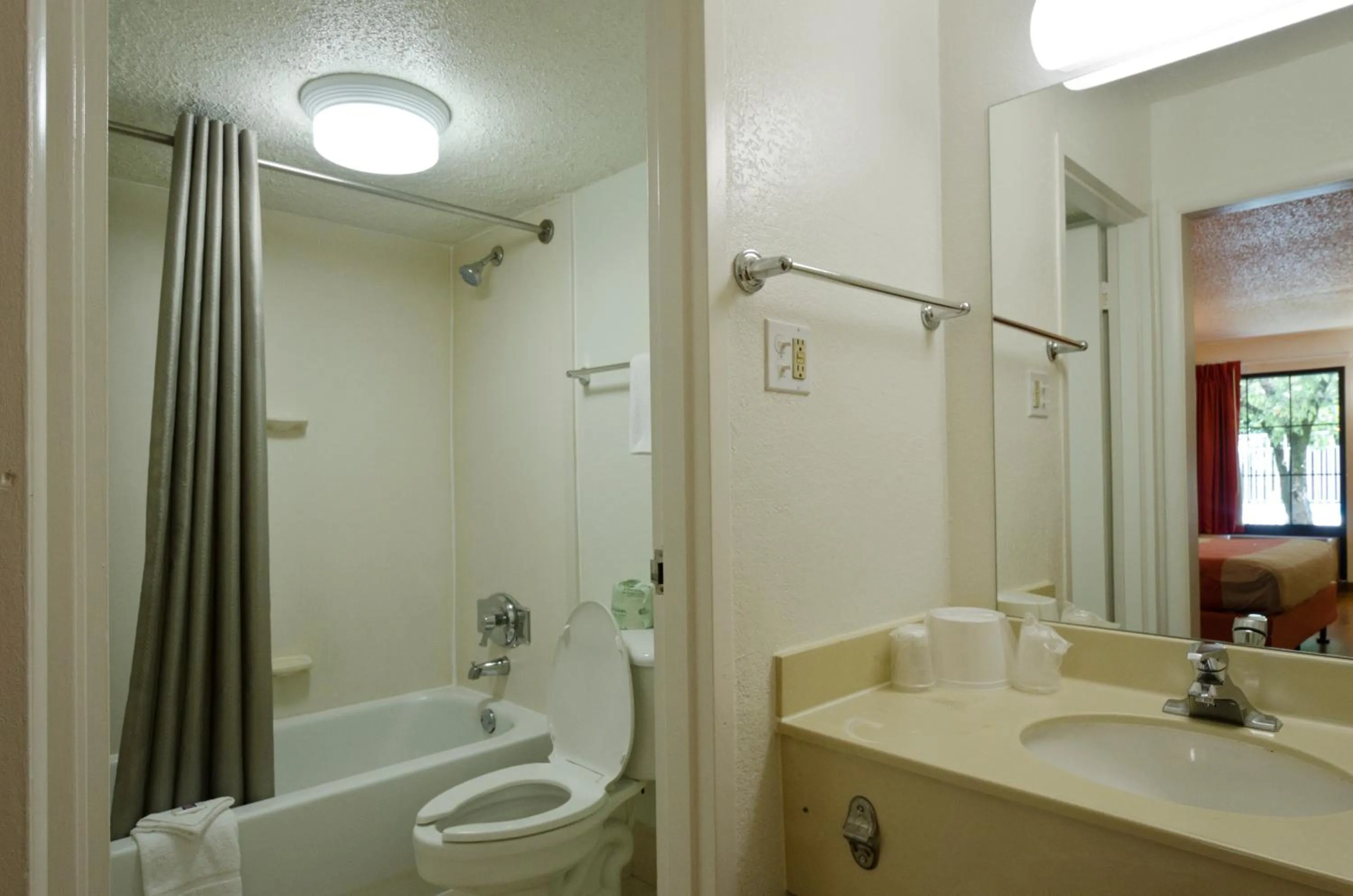 Shower in Motel 6-Frederick, MD - Fort Detrick