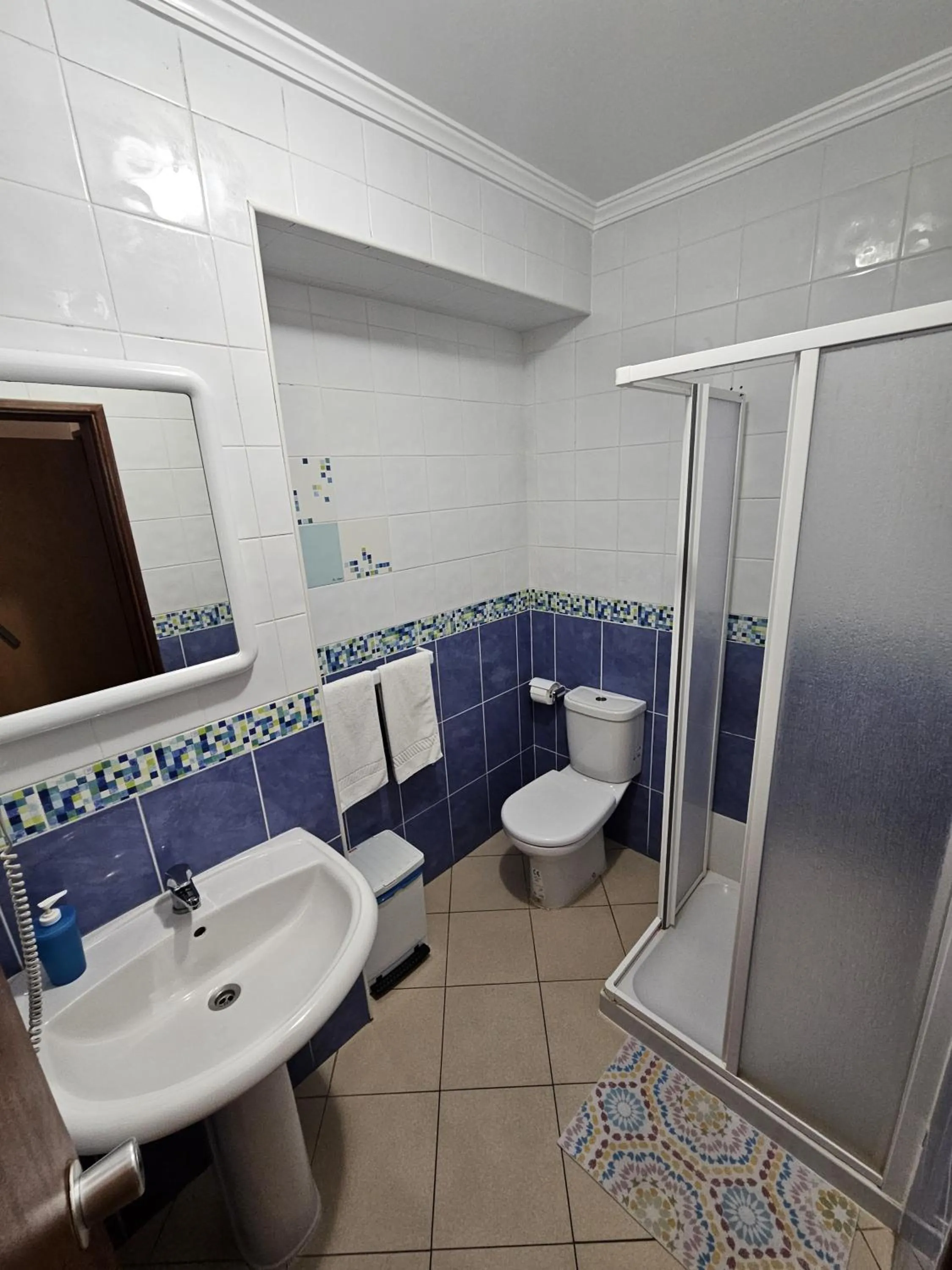 Shower in Hotel Adelaide