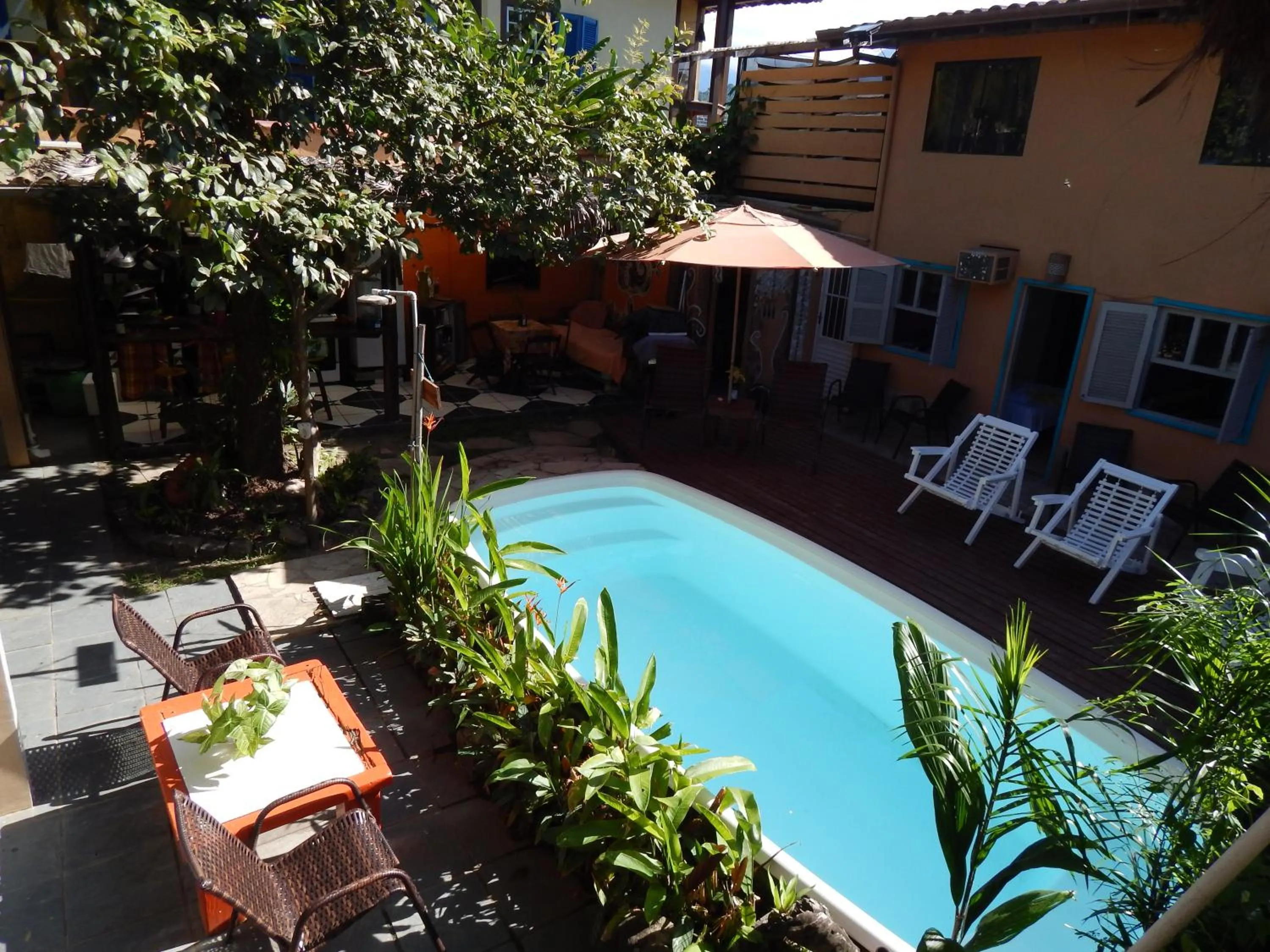 Swimming pool in Hostel Sereia do Mar