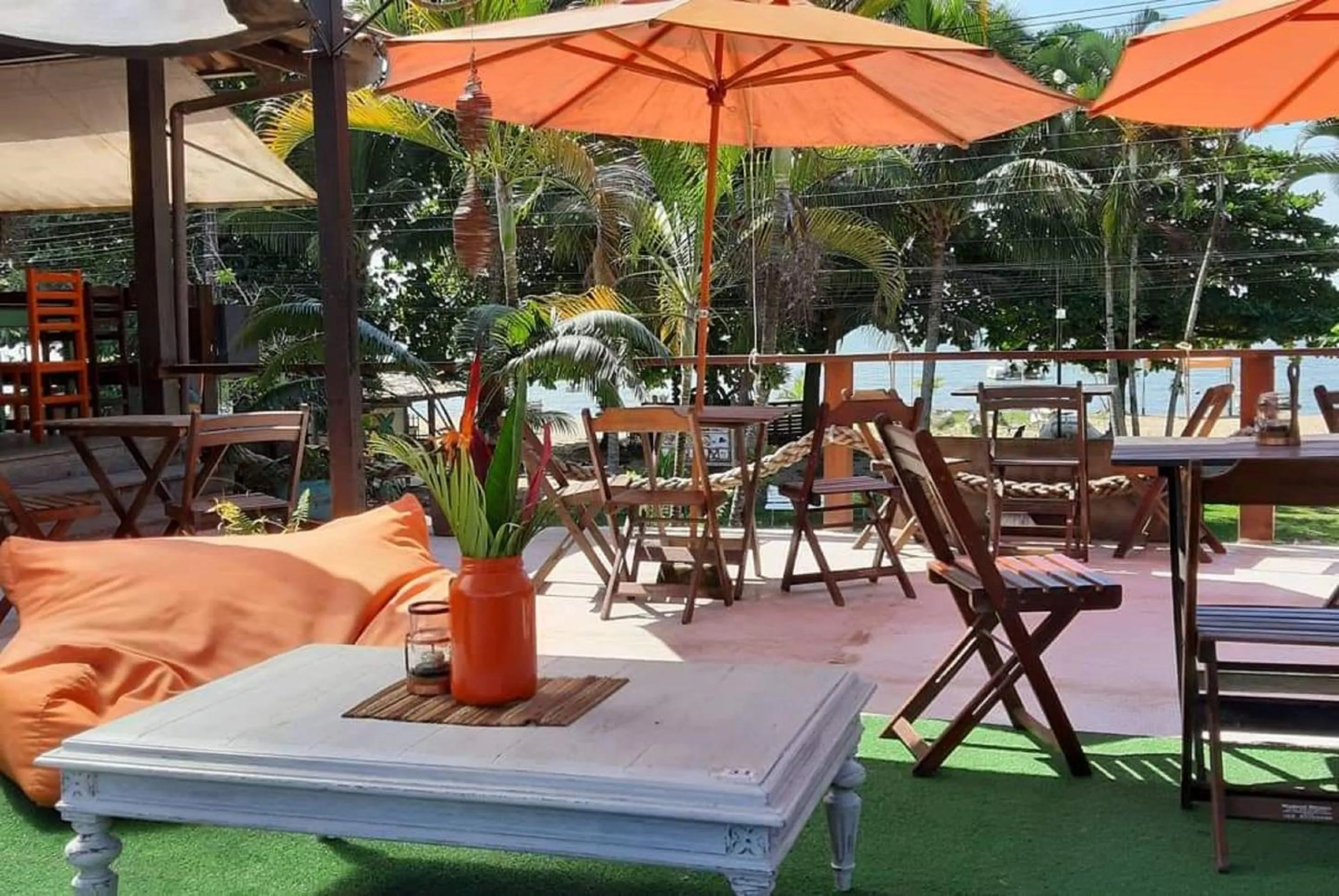 Balcony/Terrace in Hostel Sereia do Mar