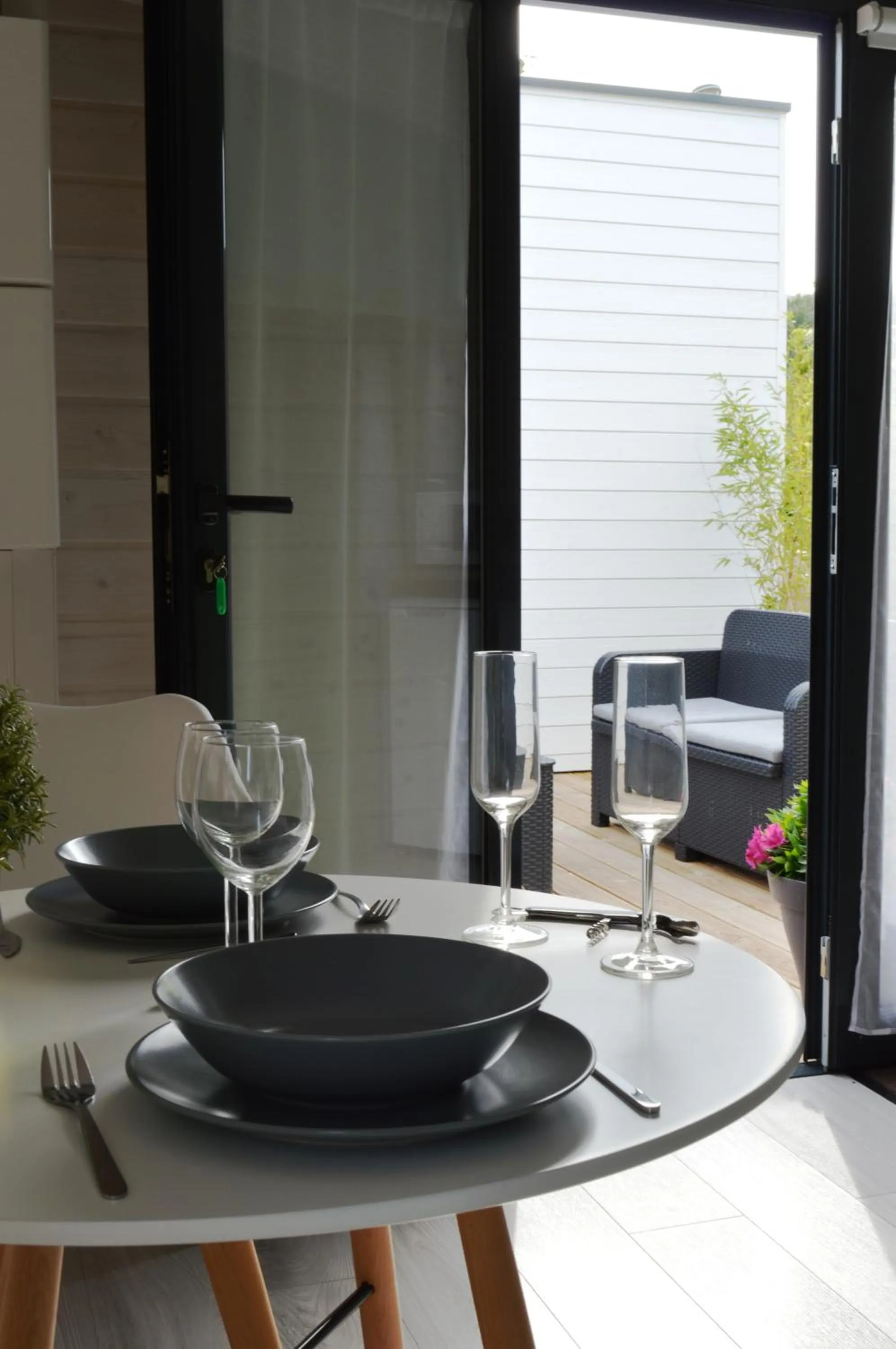 Dining area in Au Cap Norwoe