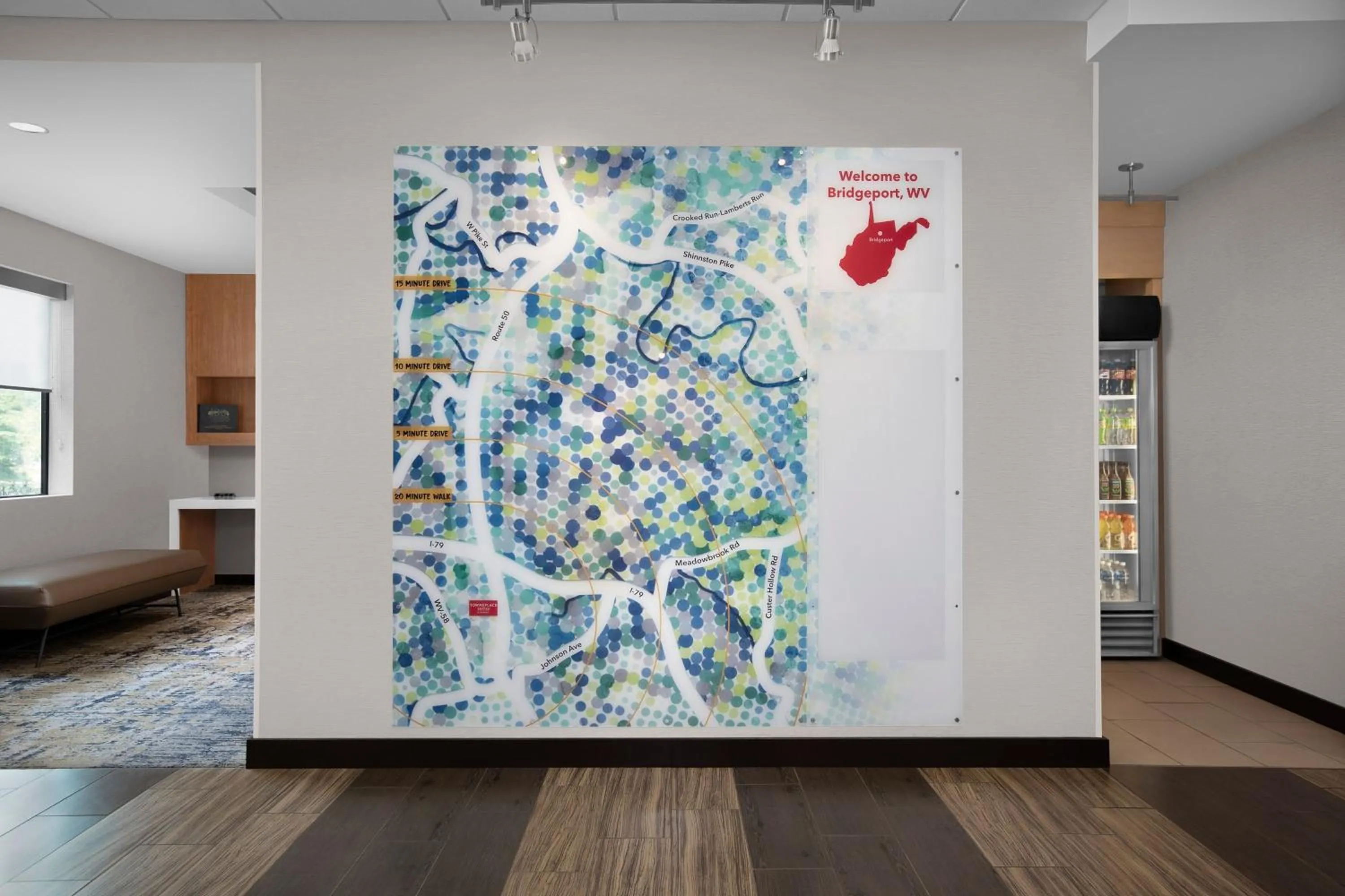 Lobby or reception in TownePlace Suites Bridgeport Clarksburg