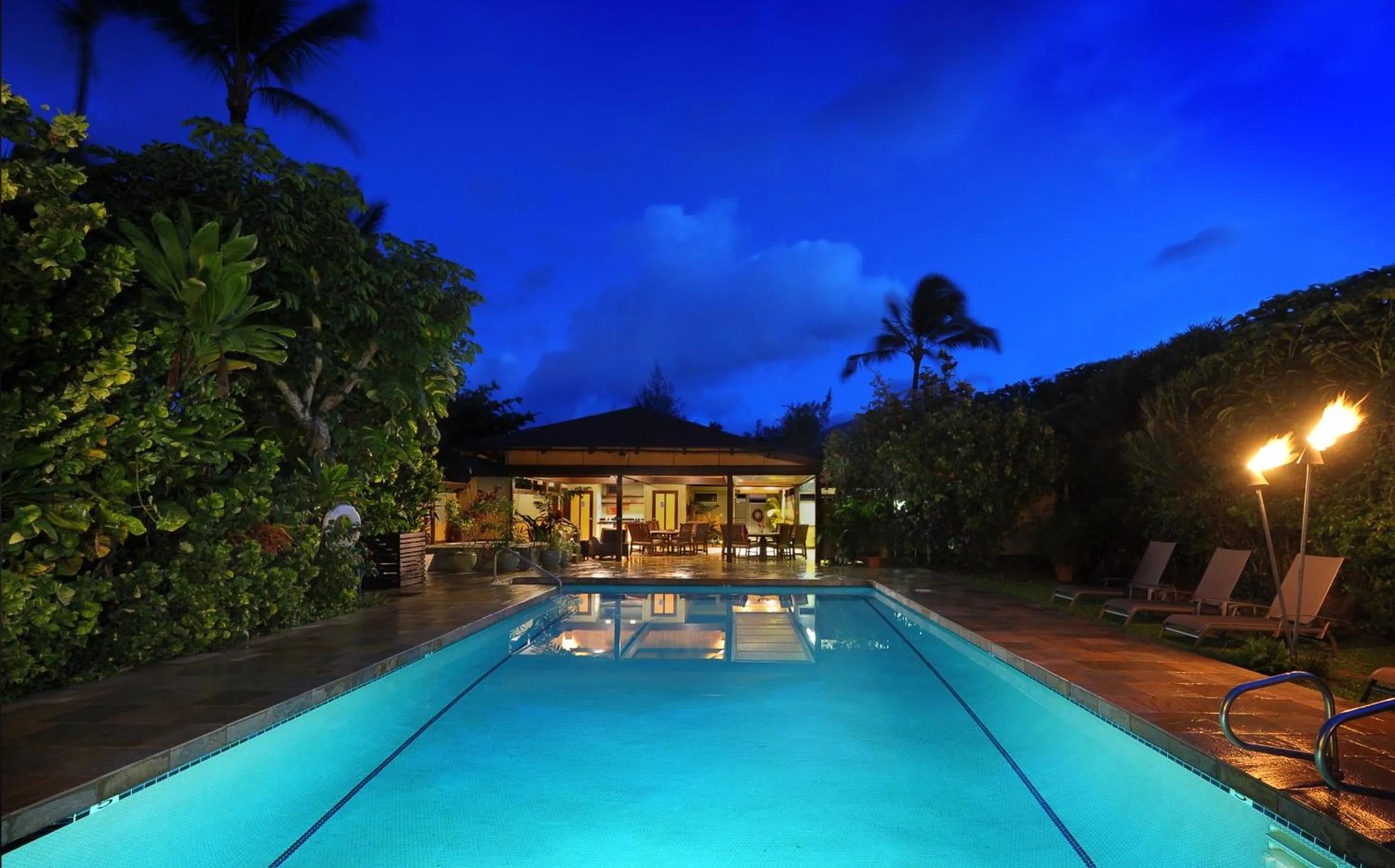 Night in Hanalei Colony Resort