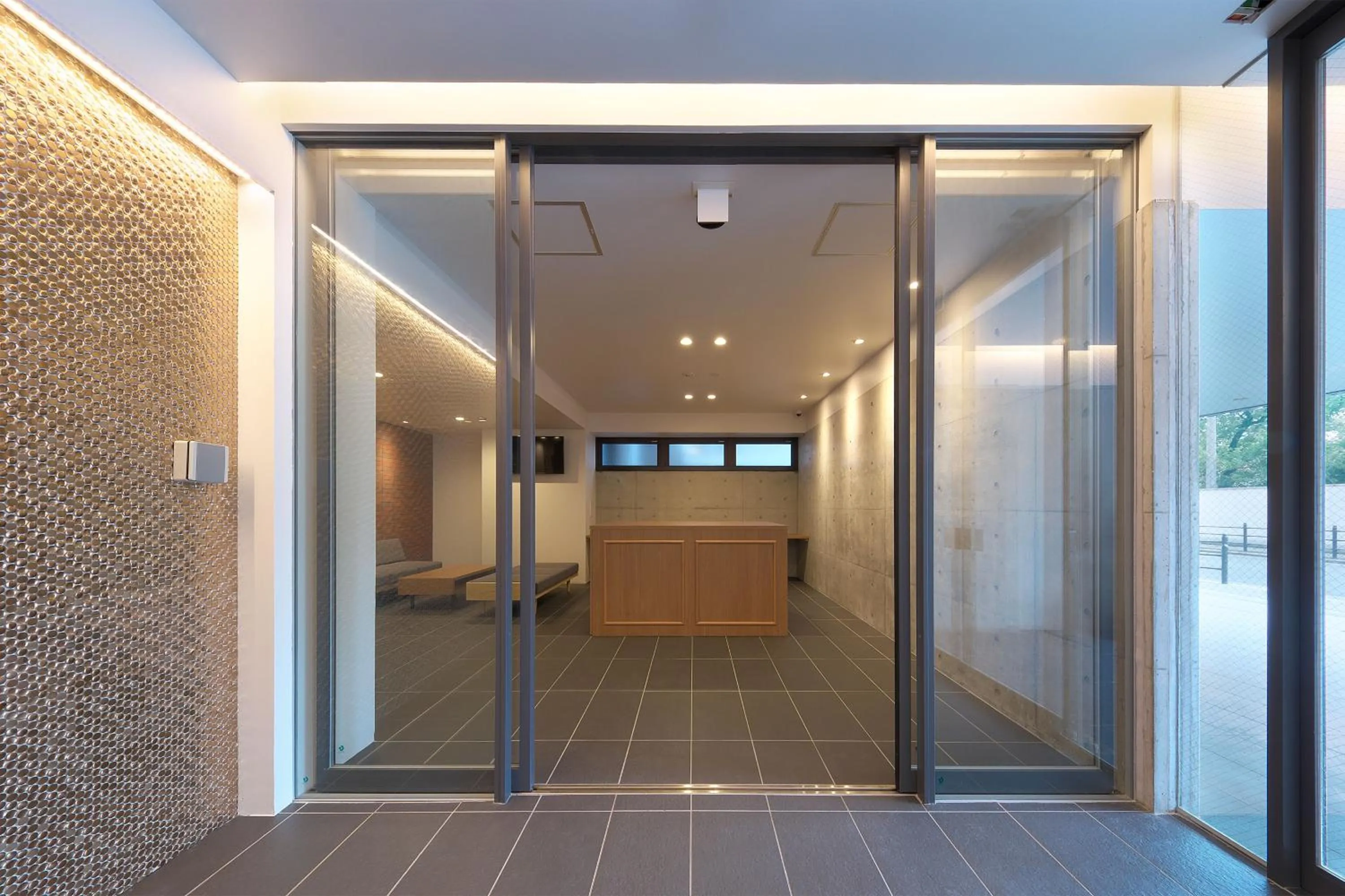 Lobby or reception in e-stay ebisu