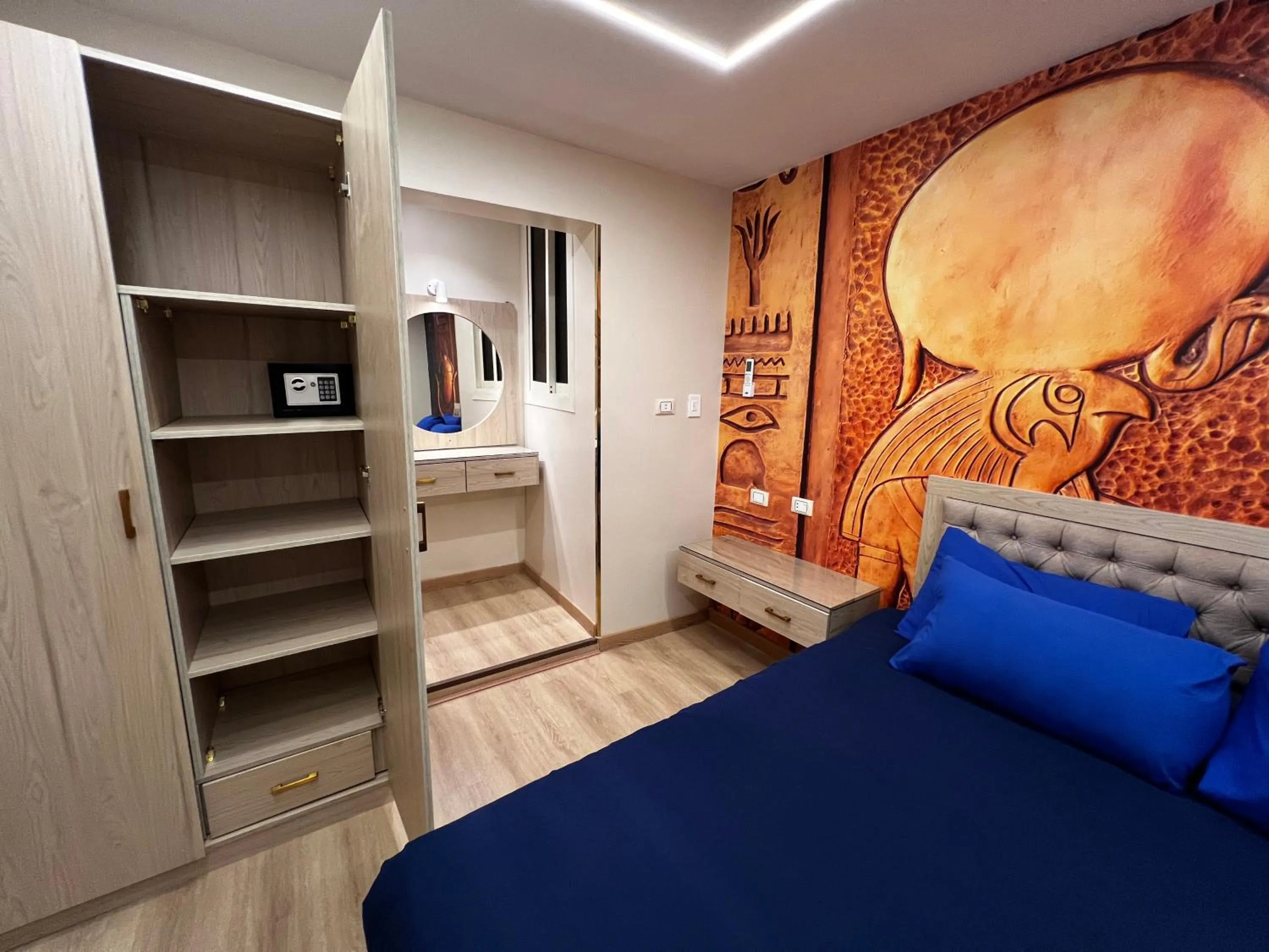 Bed in Pyramids View Inn Bed & Breakfast