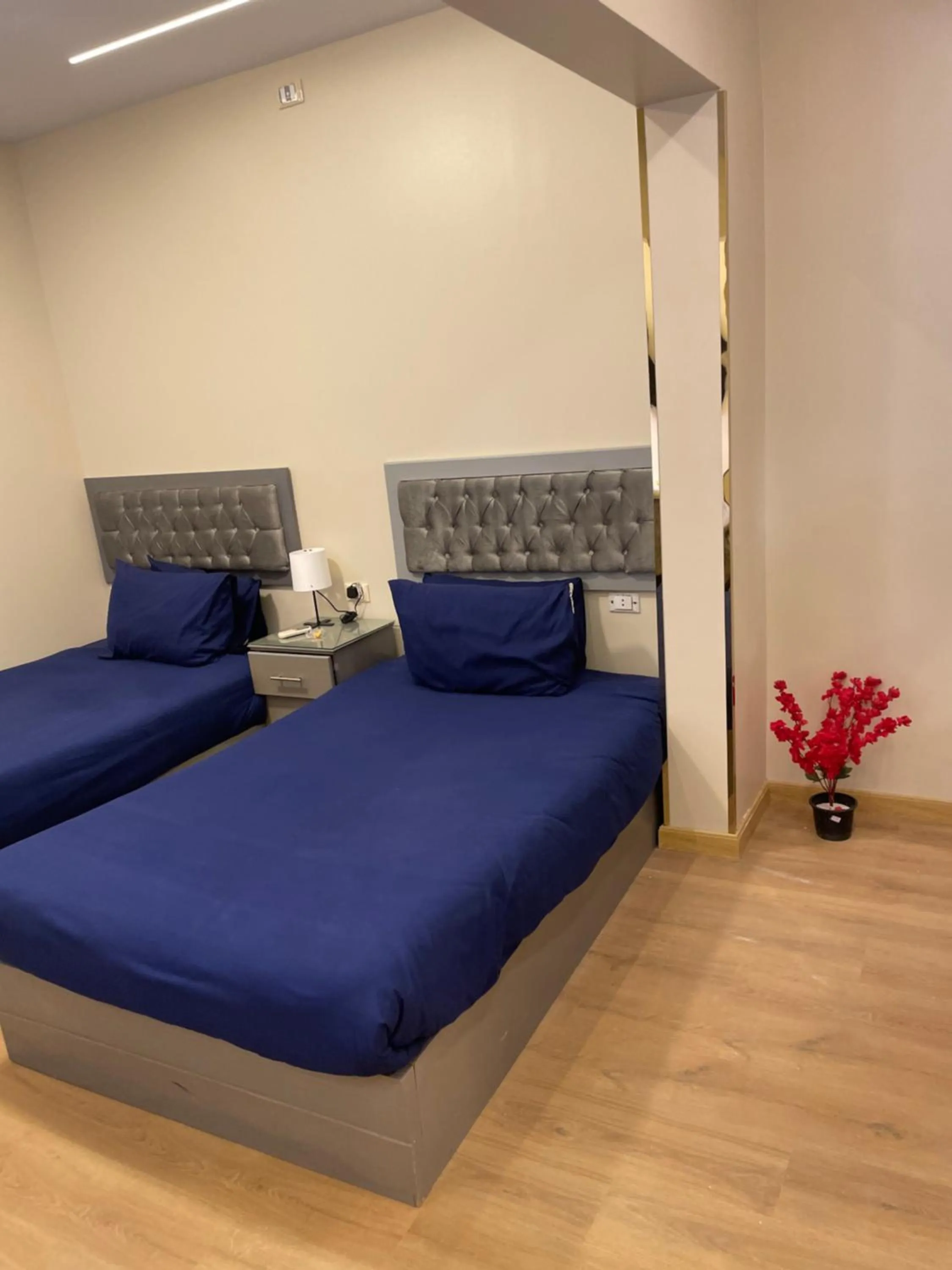 Bed in Pyramids View Inn Bed & Breakfast