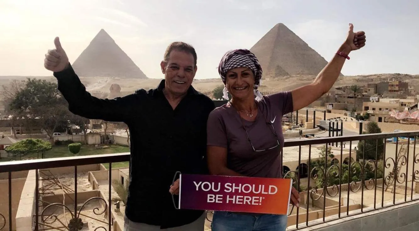 Guests in Pyramids View Inn Bed & Breakfast