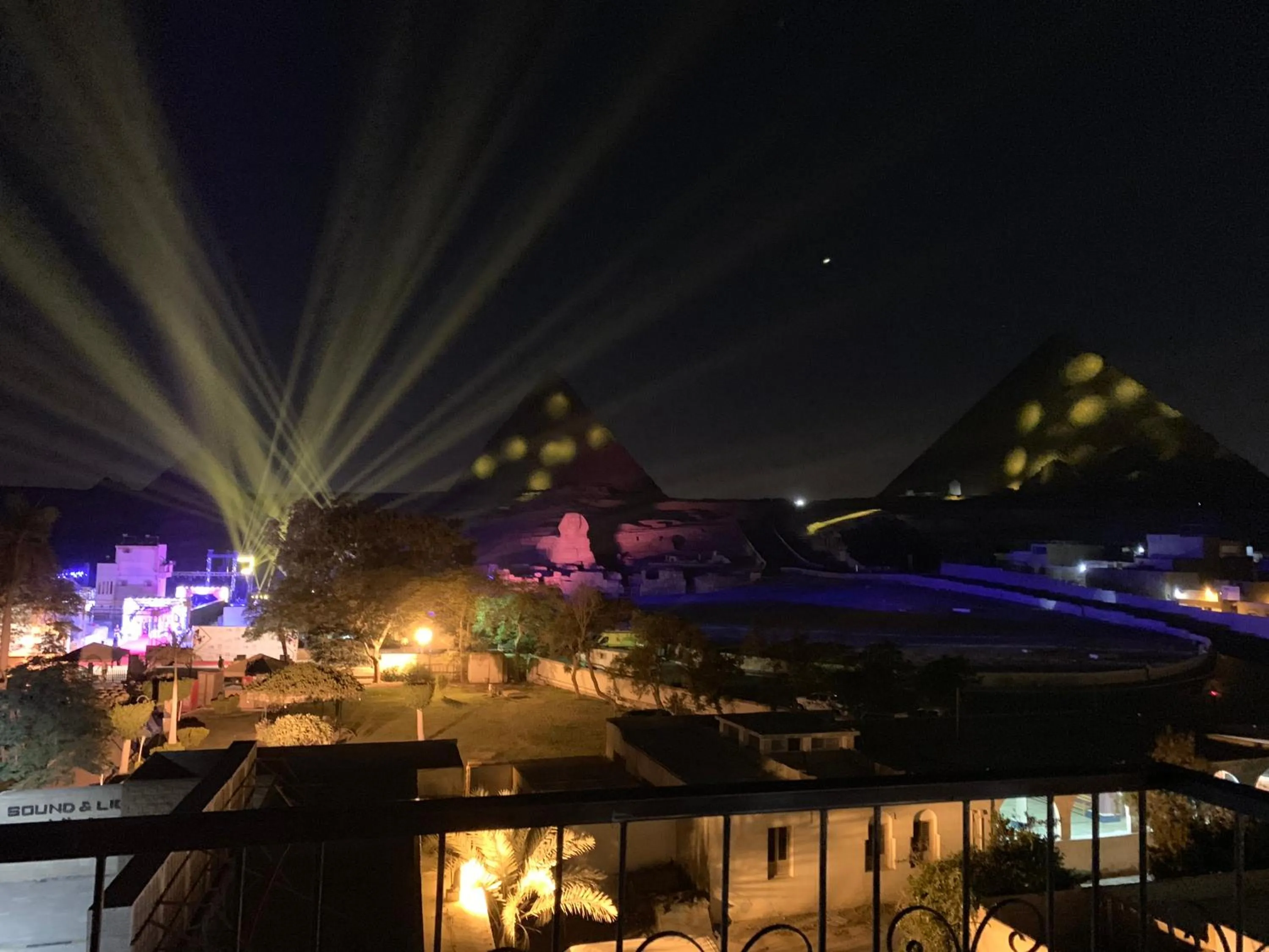 Night in Pyramids View Inn Bed & Breakfast