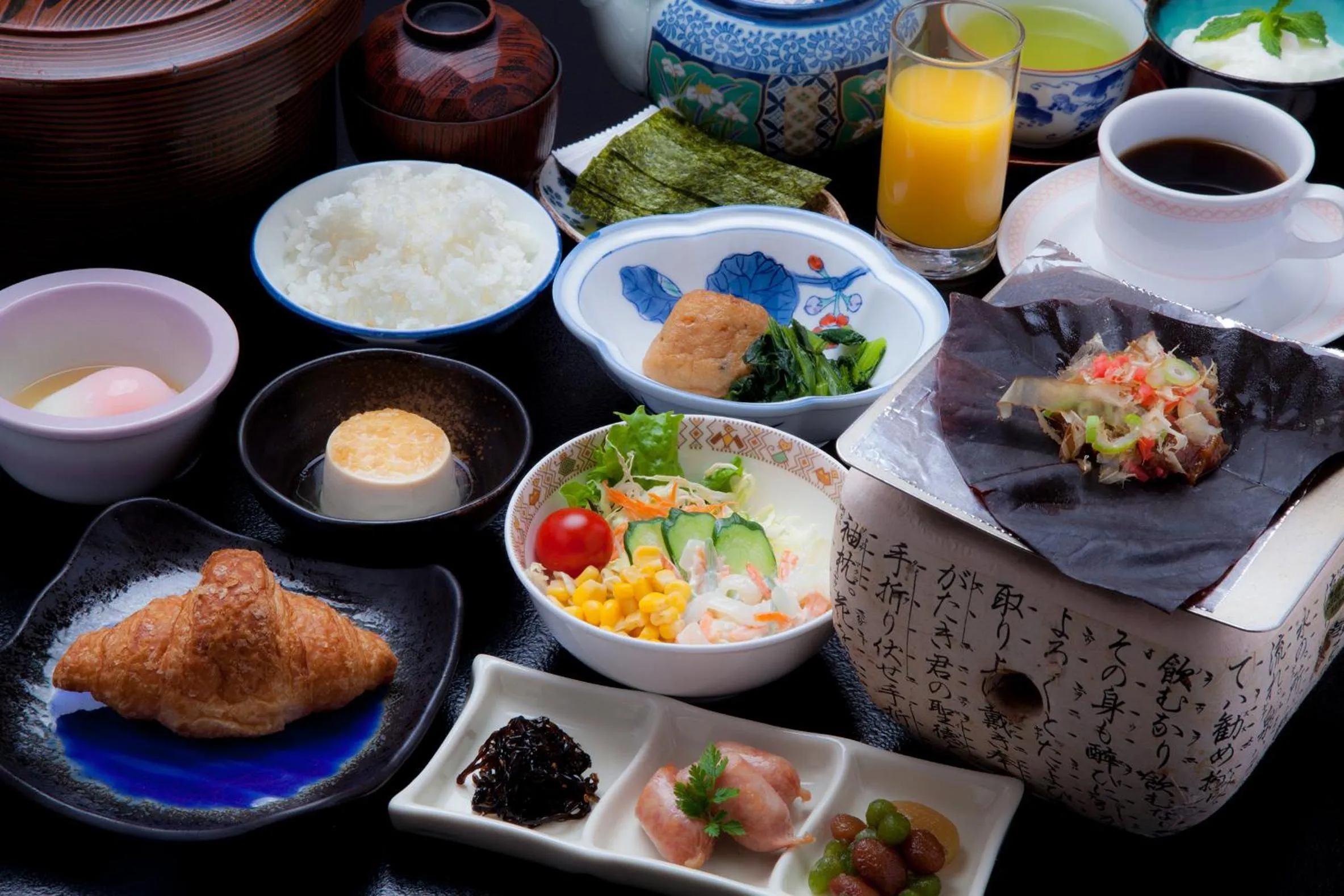 Breakfast in Oyado Yamakyu