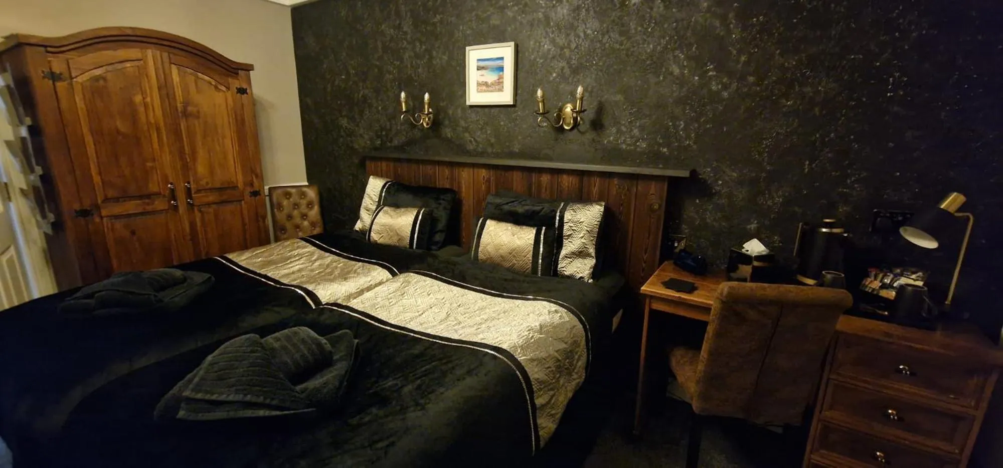 Bed in The Galley Of Lorne Inn