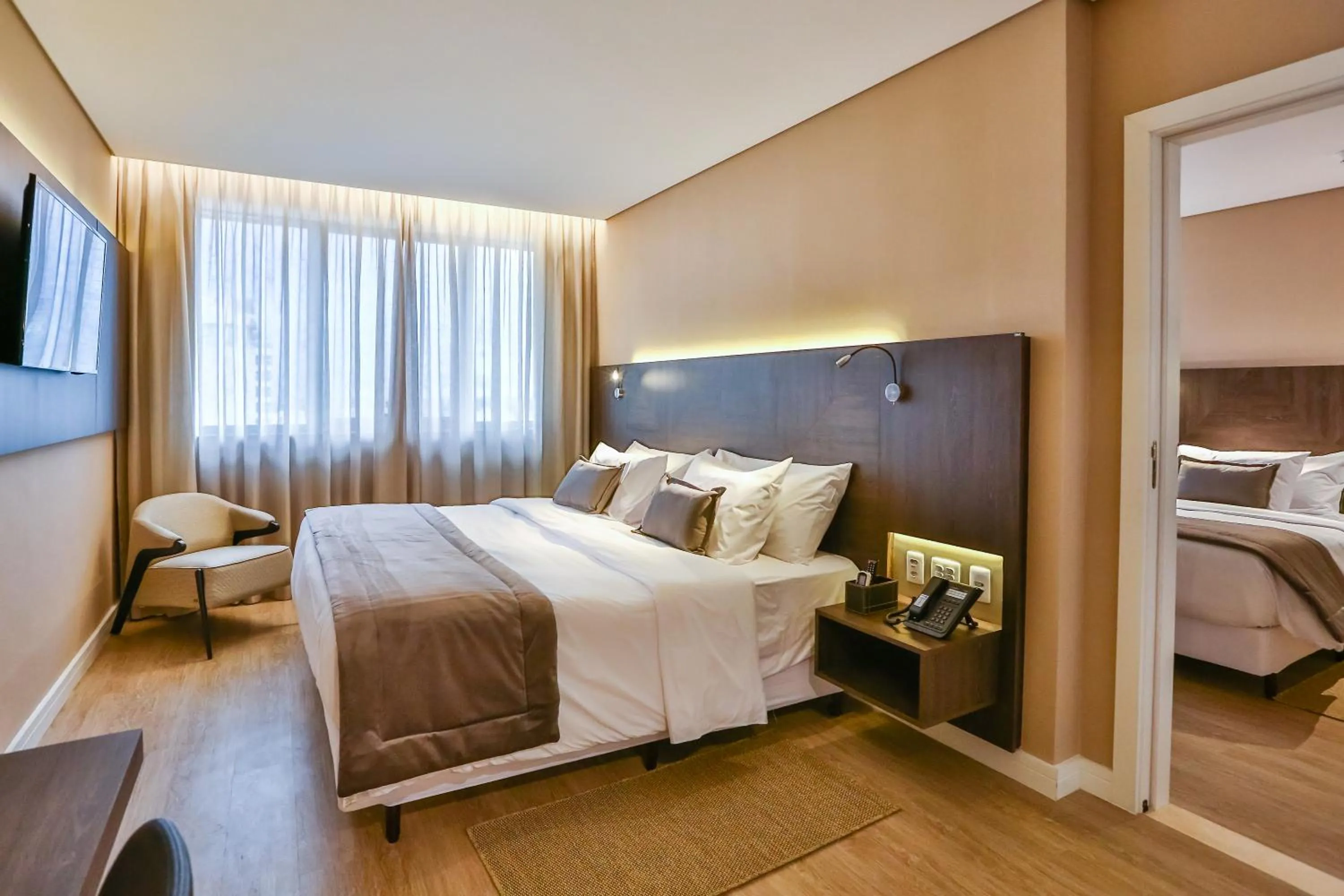 Bedroom, Bed in Transamerica Collection Goiania