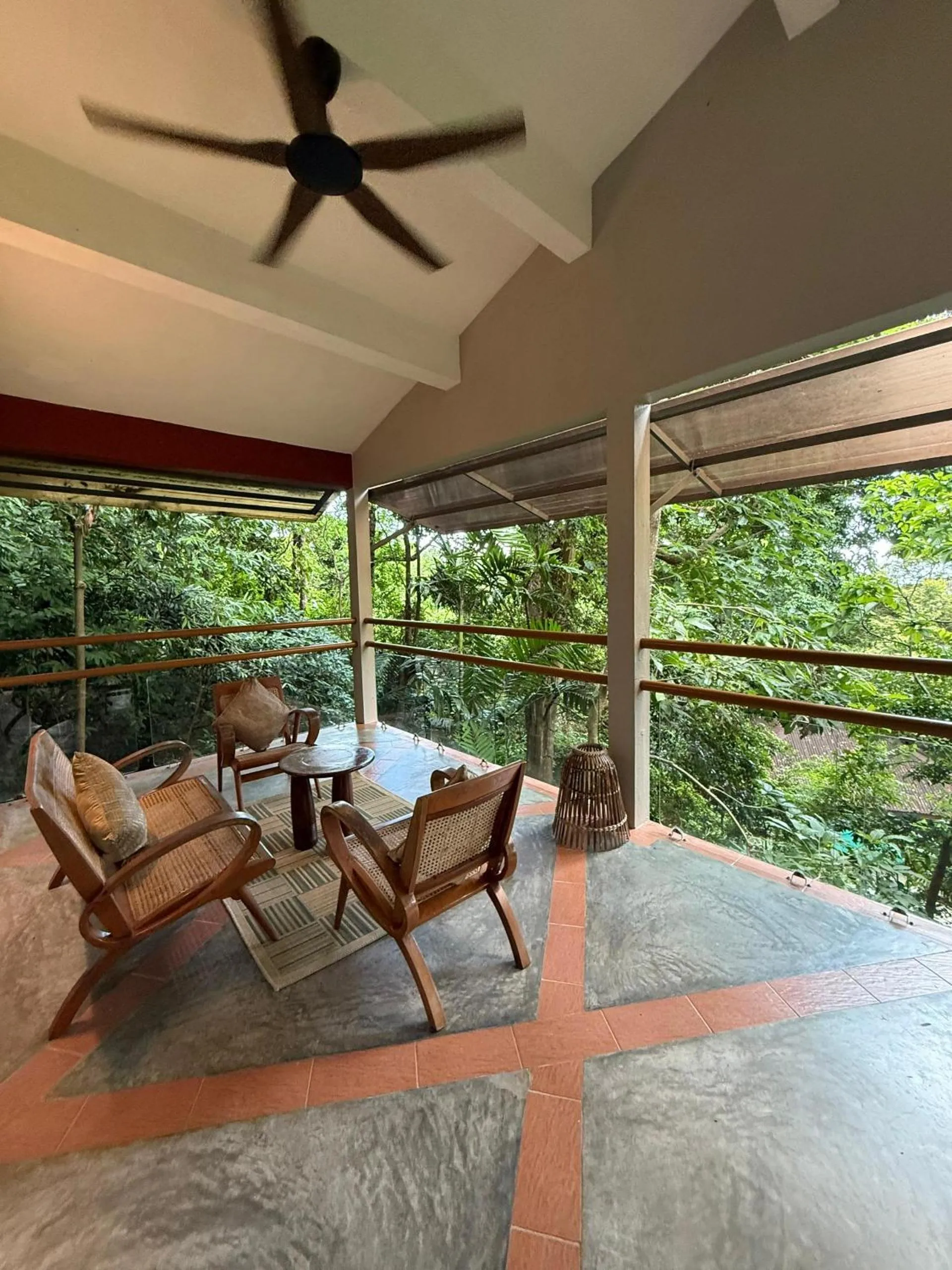 Balcony/Terrace in Ambong Rainforest Retreat