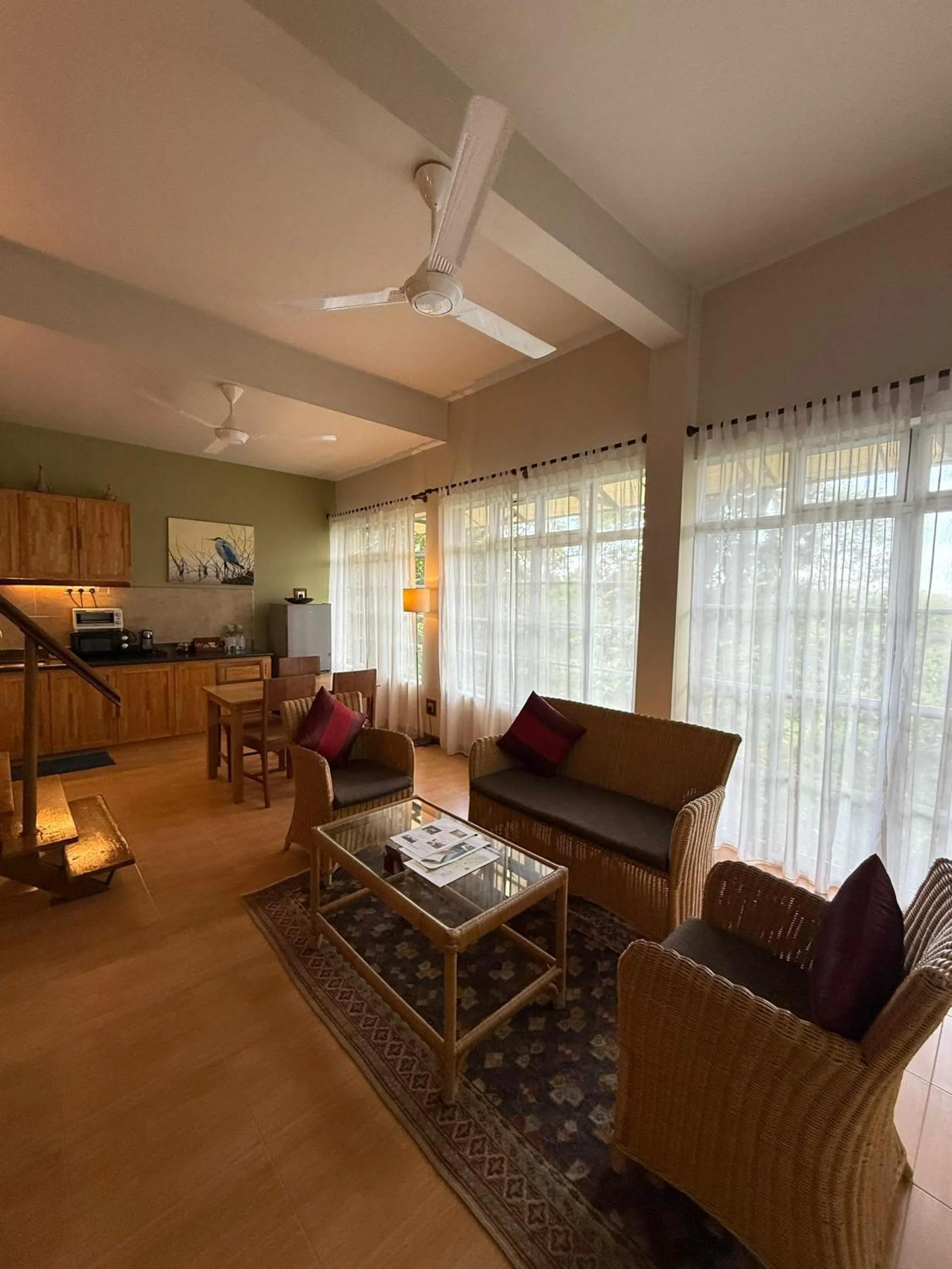 Living room in Ambong Rainforest Retreat