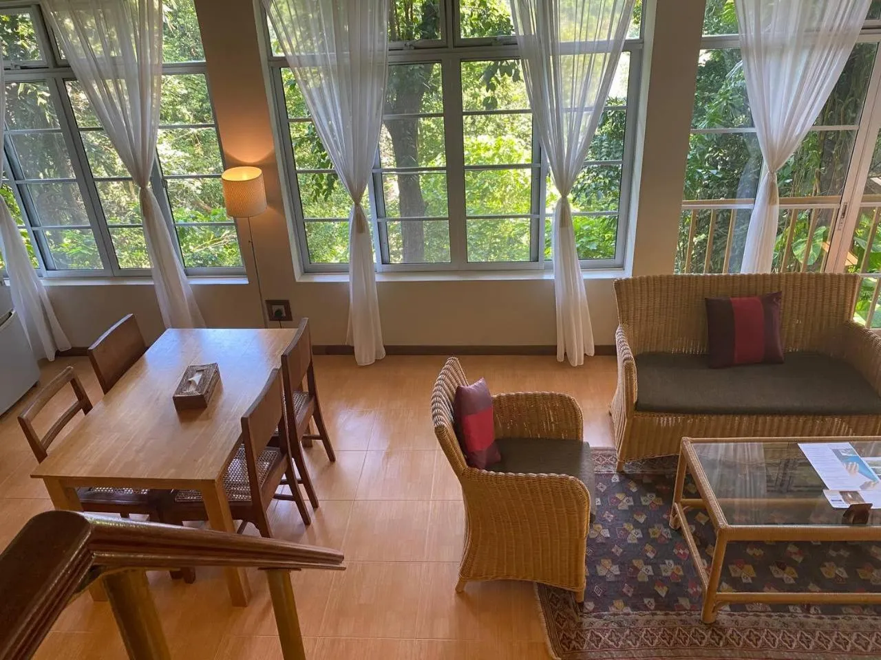 Dining area in Ambong Rainforest Retreat