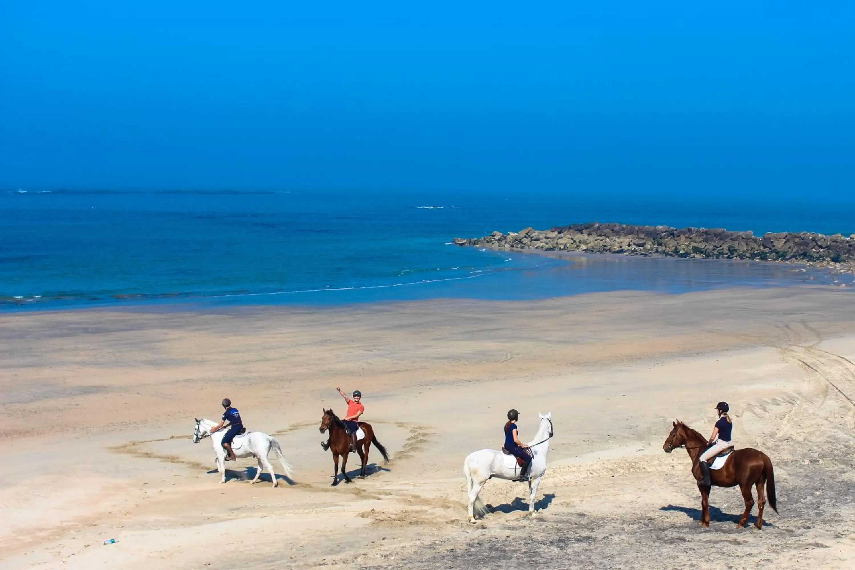 Horse-riding in InnEsposende Sports Hostel