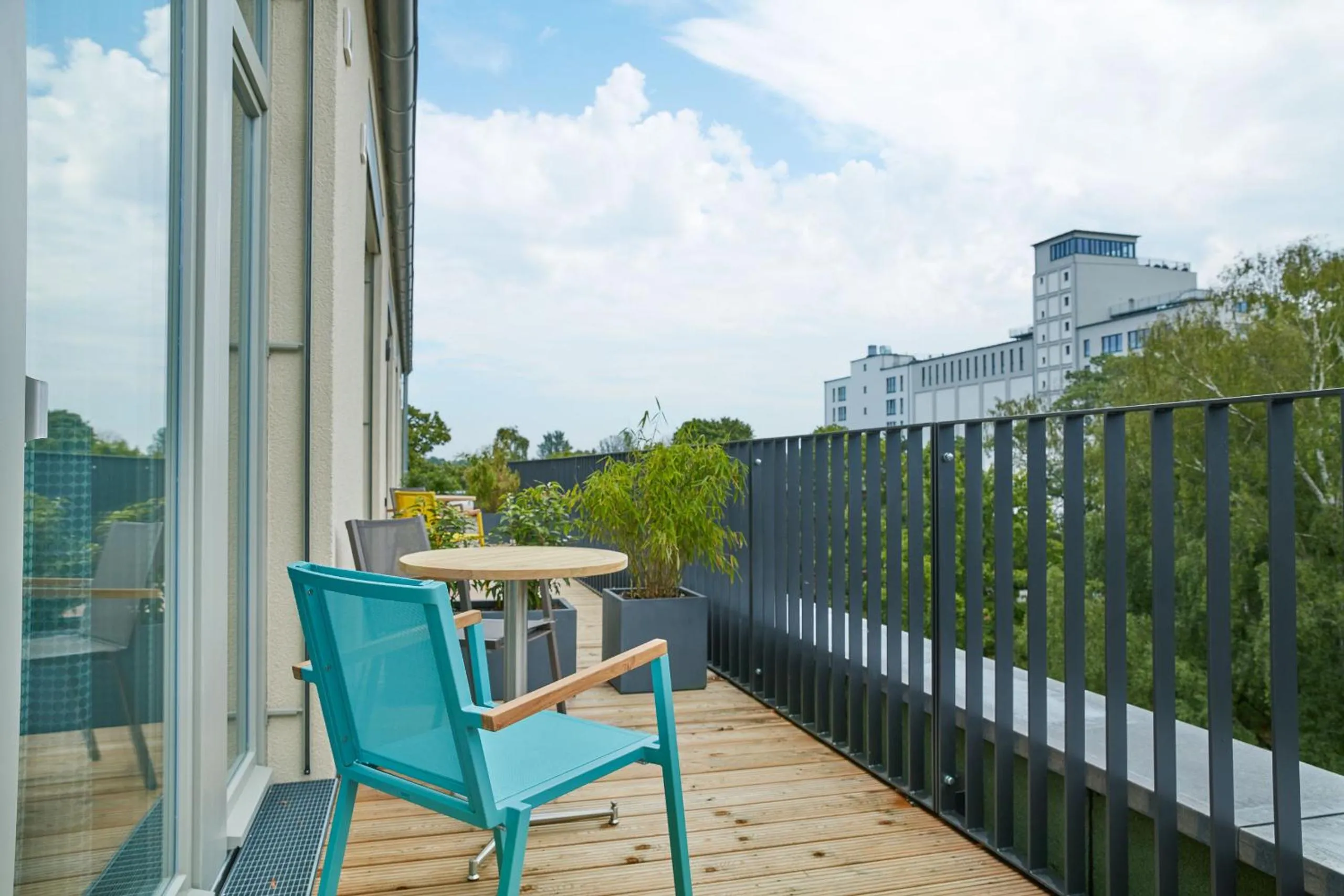 Balcony/Terrace in Park Penthouses Insel Eiswerder by Suite030