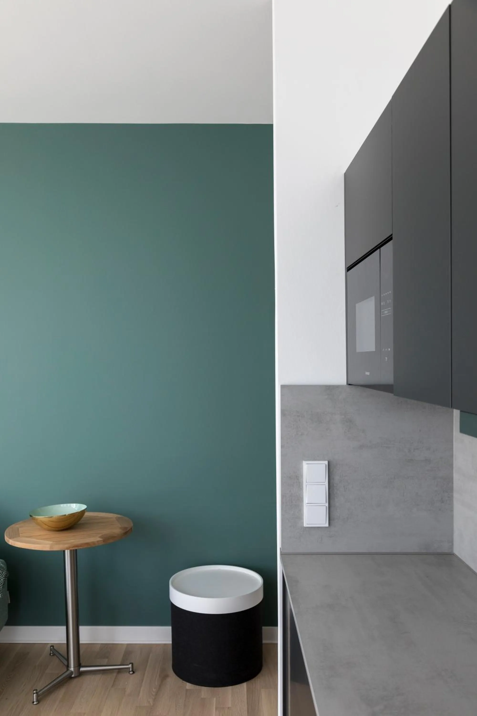 Kitchen or kitchenette in Park Penthouses Insel Eiswerder by Suite030