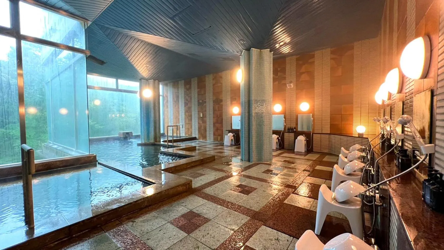 Hot Spring Bath in Hotel Floracion Nasu