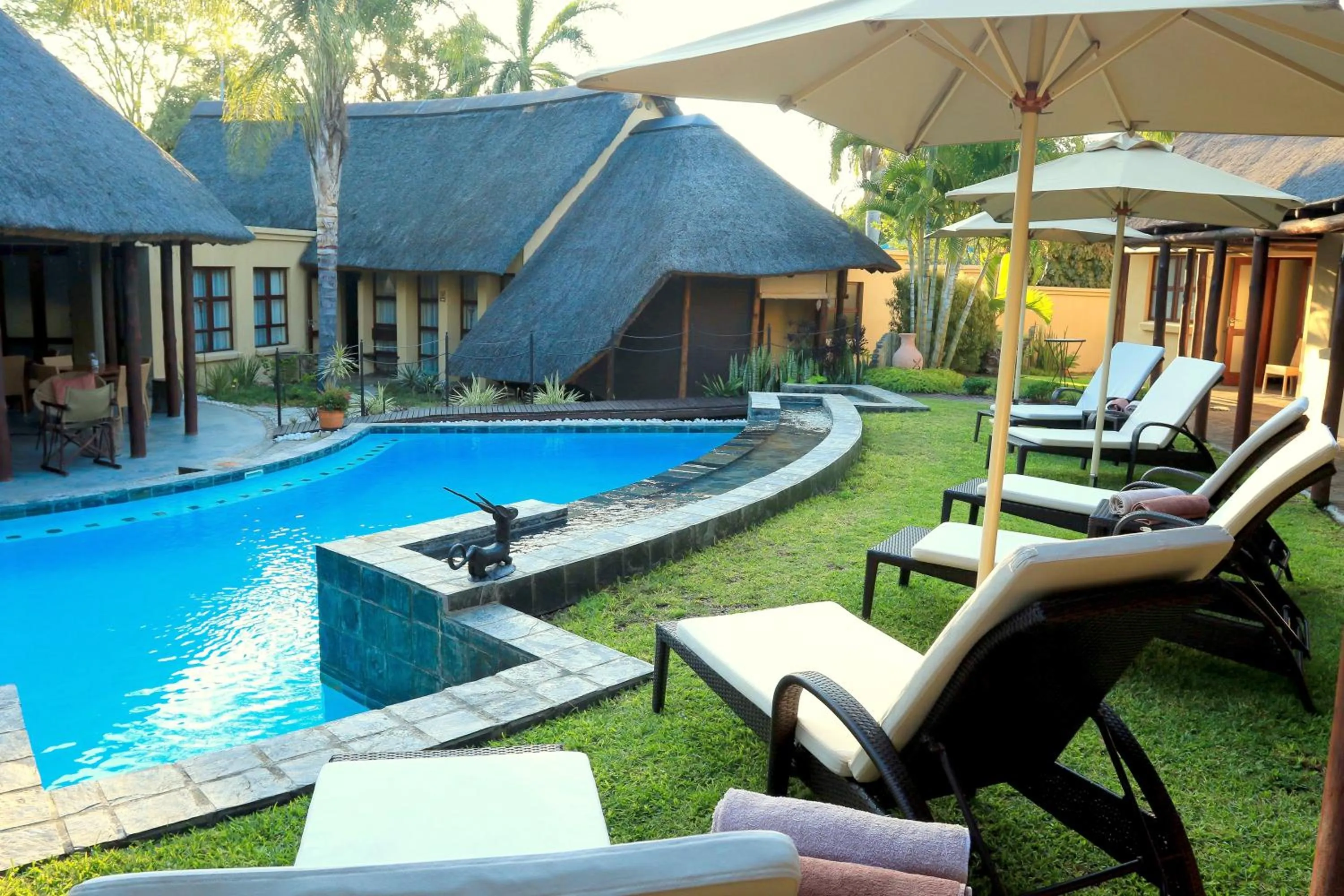 Garden in La Lechere Guest House