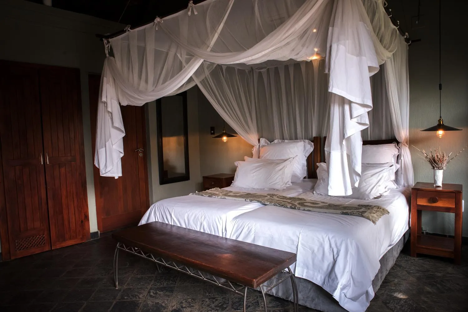 Bedroom, Bed in La Lechere Guest House