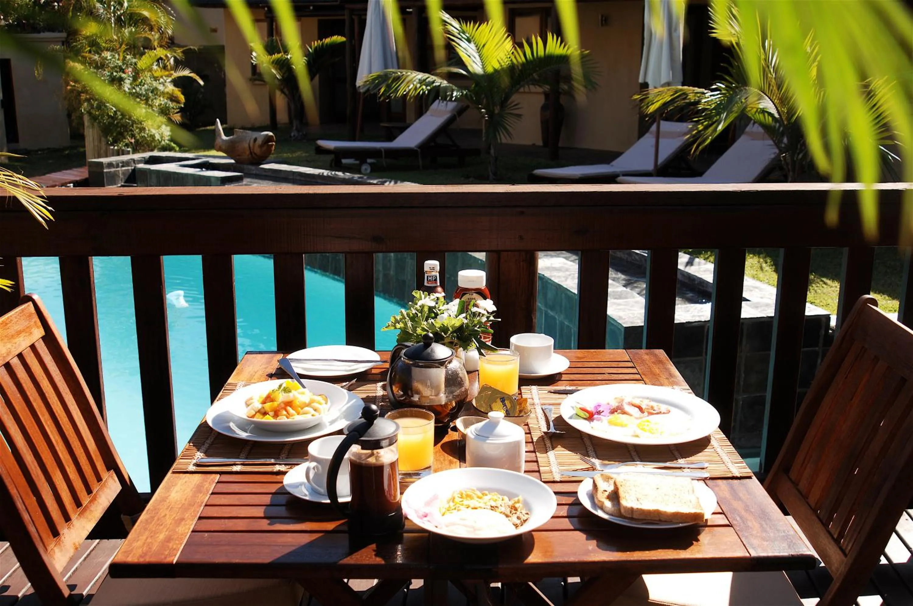 Food and drinks in La Lechere Guest House