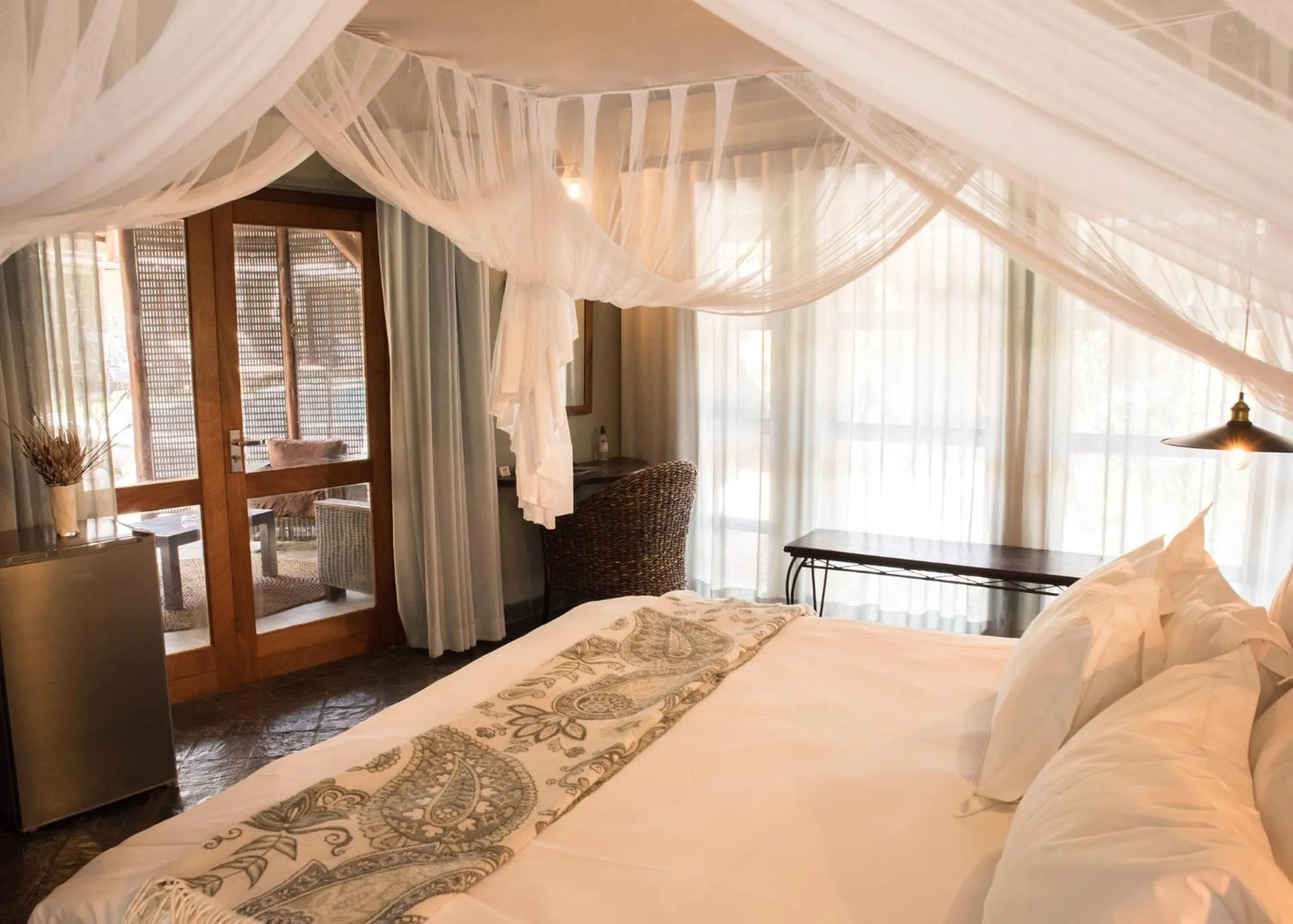 Bedroom, Bed in La Lechere Guest House