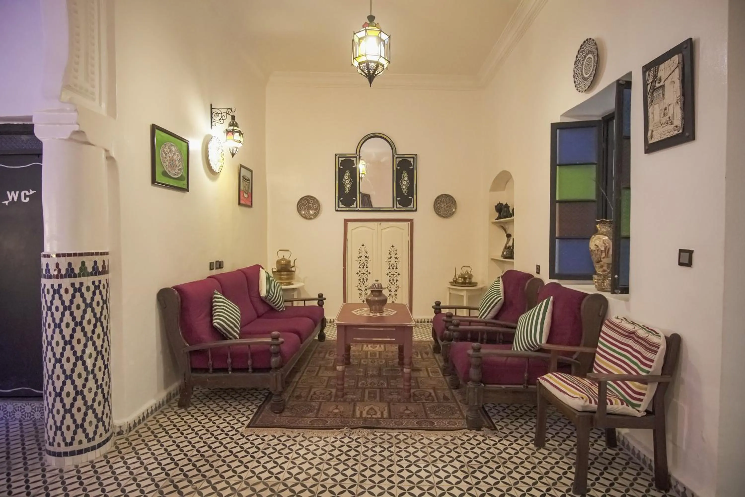 Living room in Riad Tingis