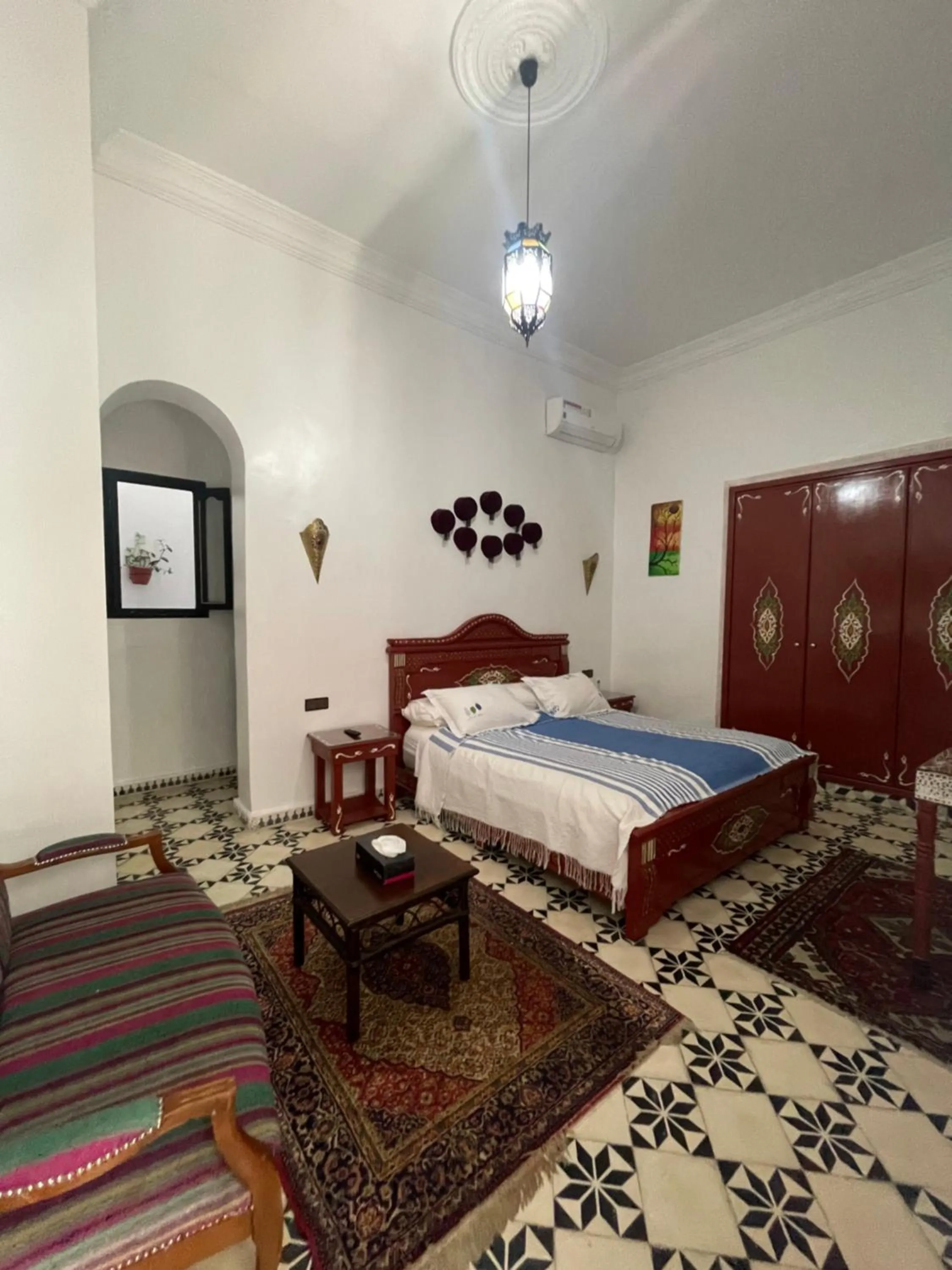 Bed in Riad Tingis