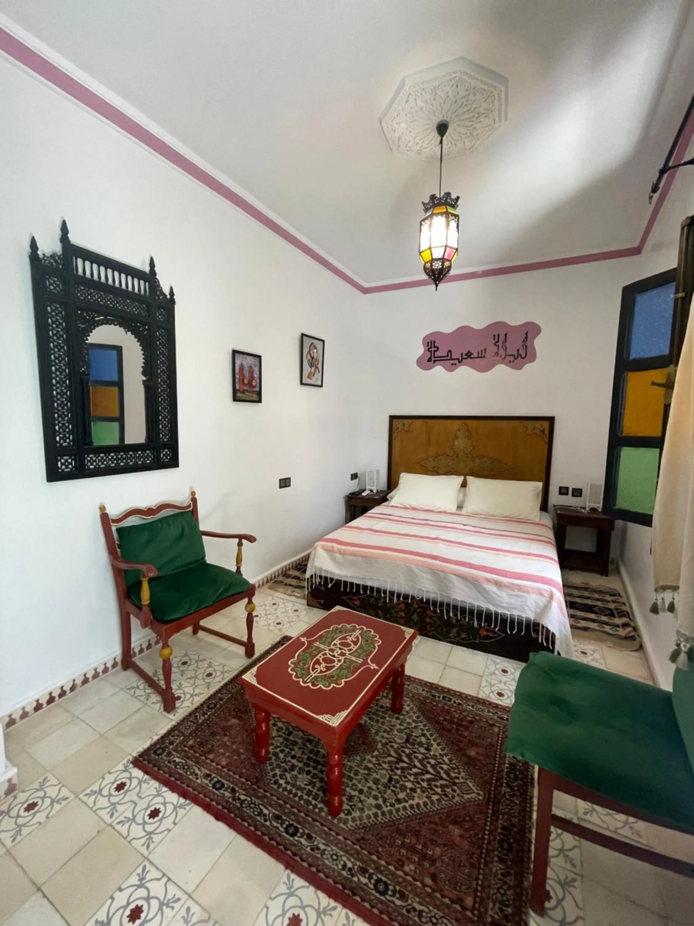 Bed in Riad Tingis