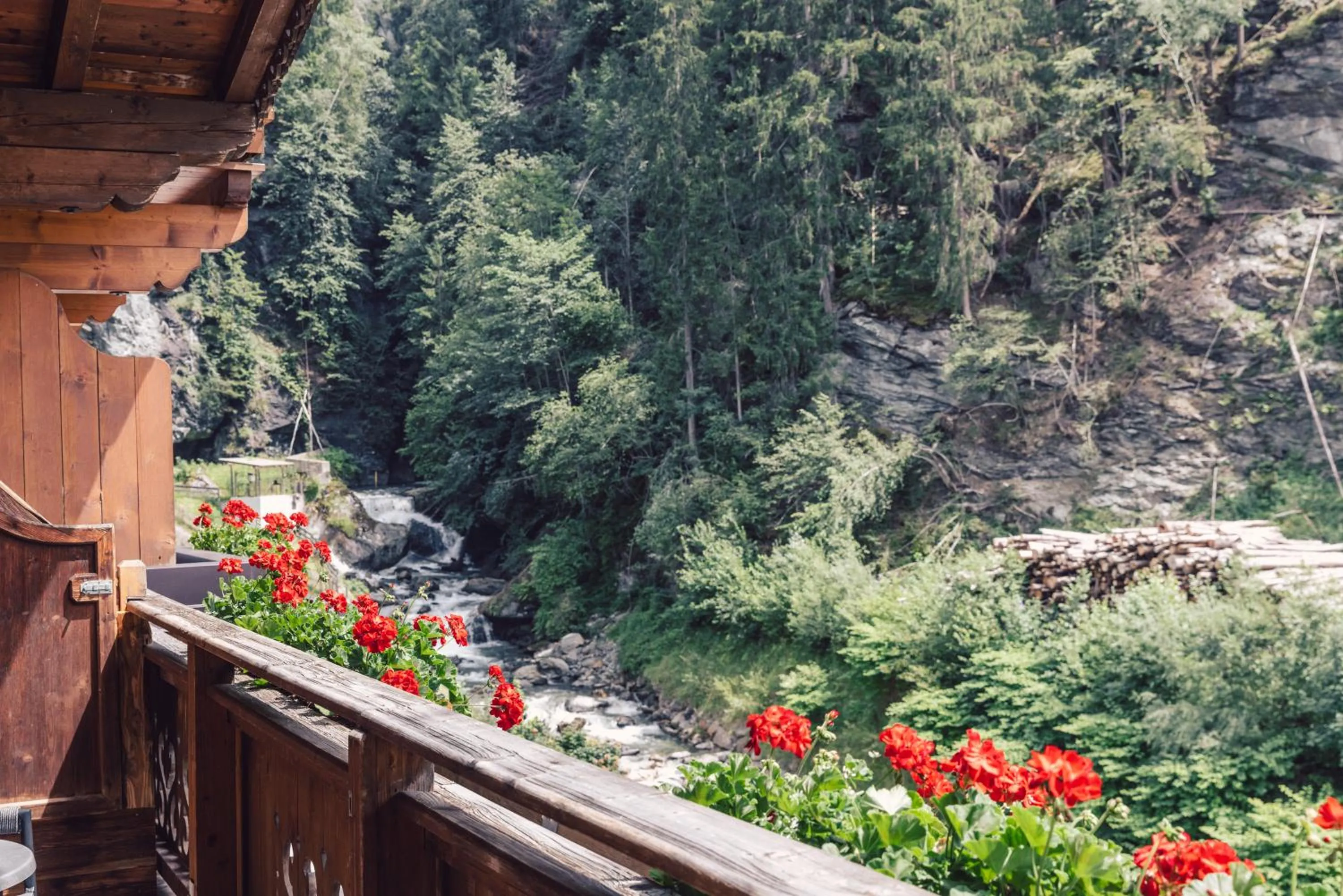 View (from property/room) in Hotel - Gasthof Märzenklamm
