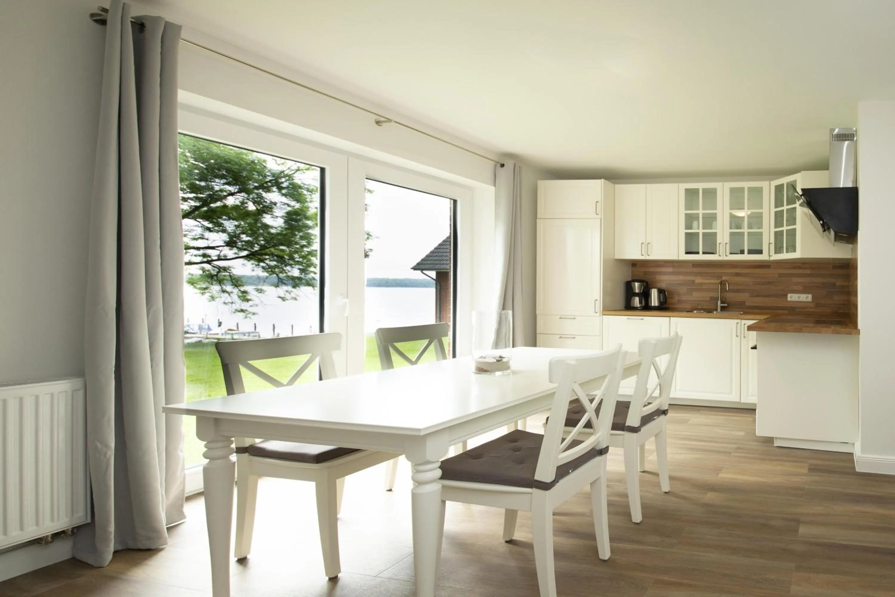 Kitchen or kitchenette in Appartementhaus Schleiblick