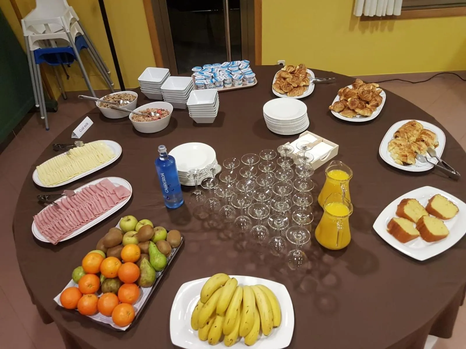 Buffet breakfast in Hotel Bello