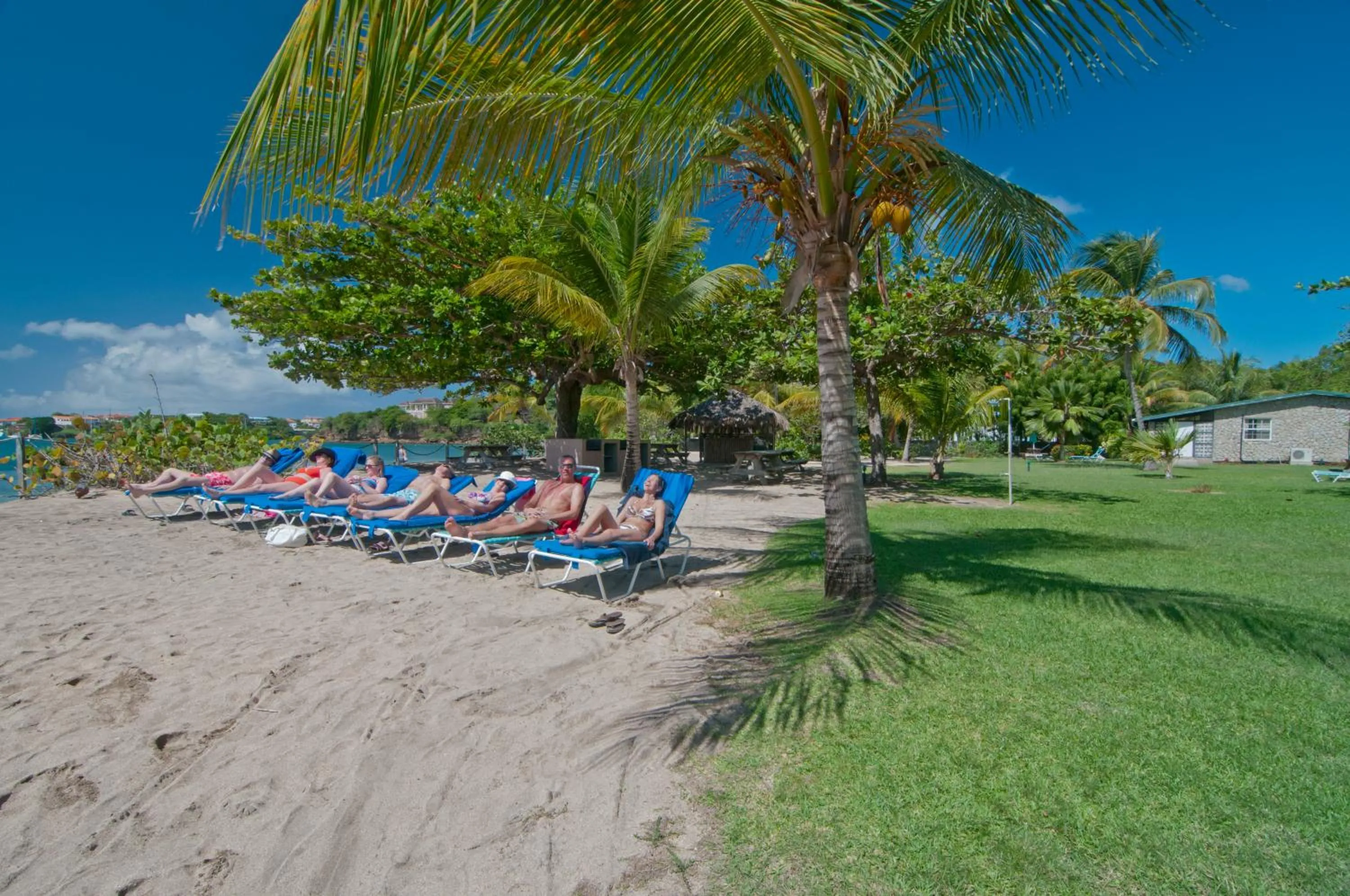 Beach in Lance Aux Epines Cottages